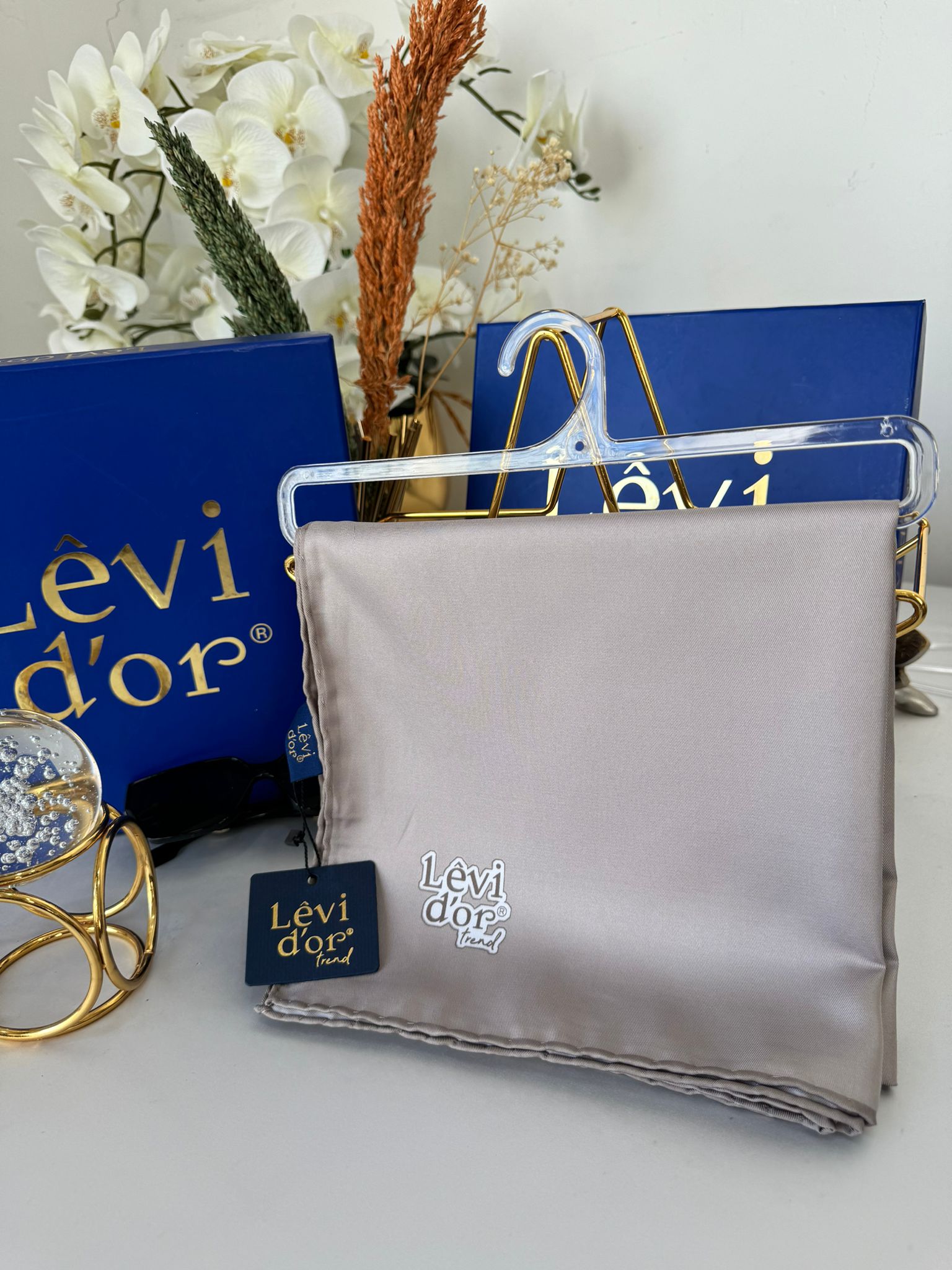 Levidor Twill Eşarp 17768 - Taş