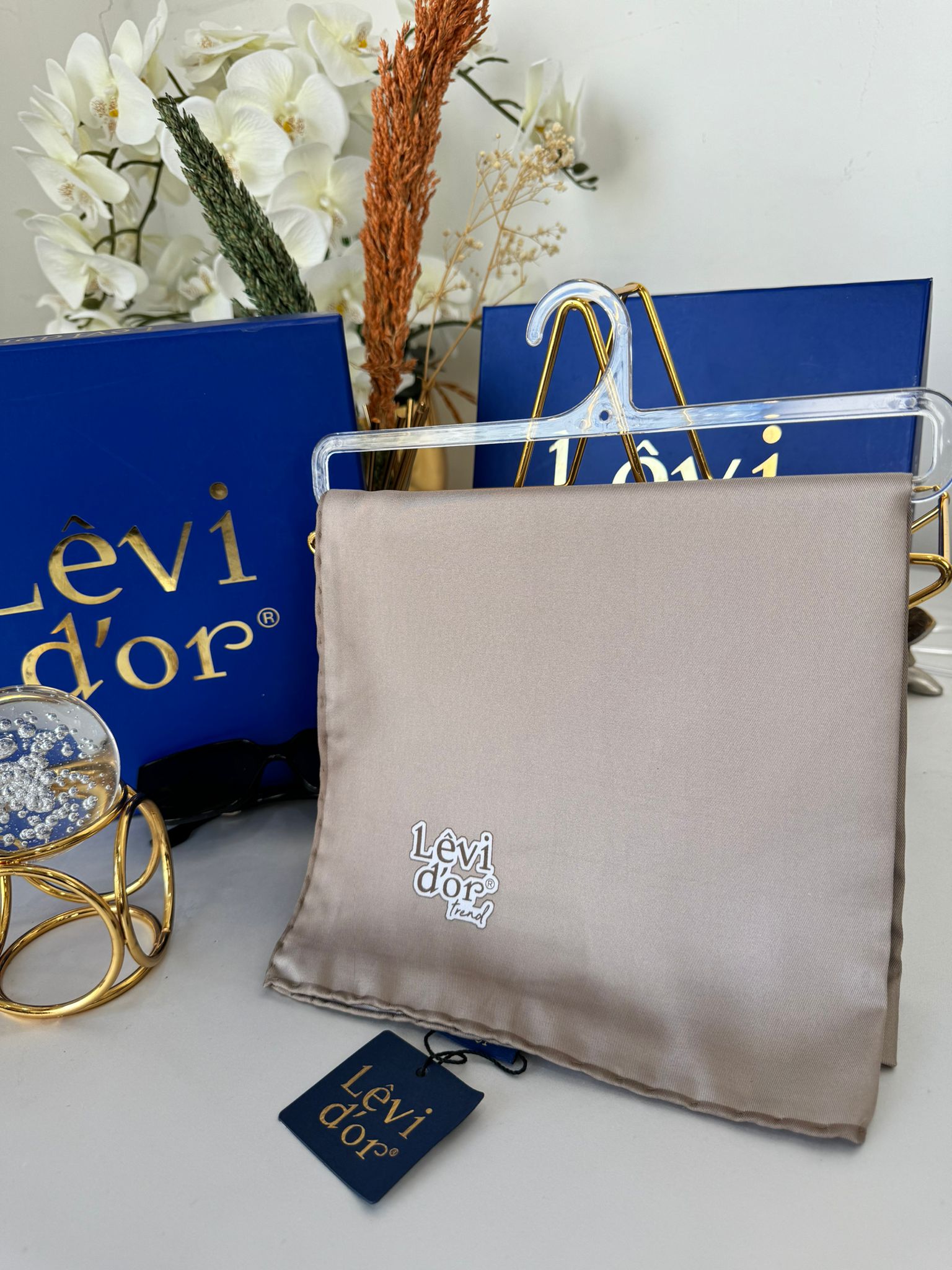 Levidor Twill Eşarp 17768 - Açık Vizon