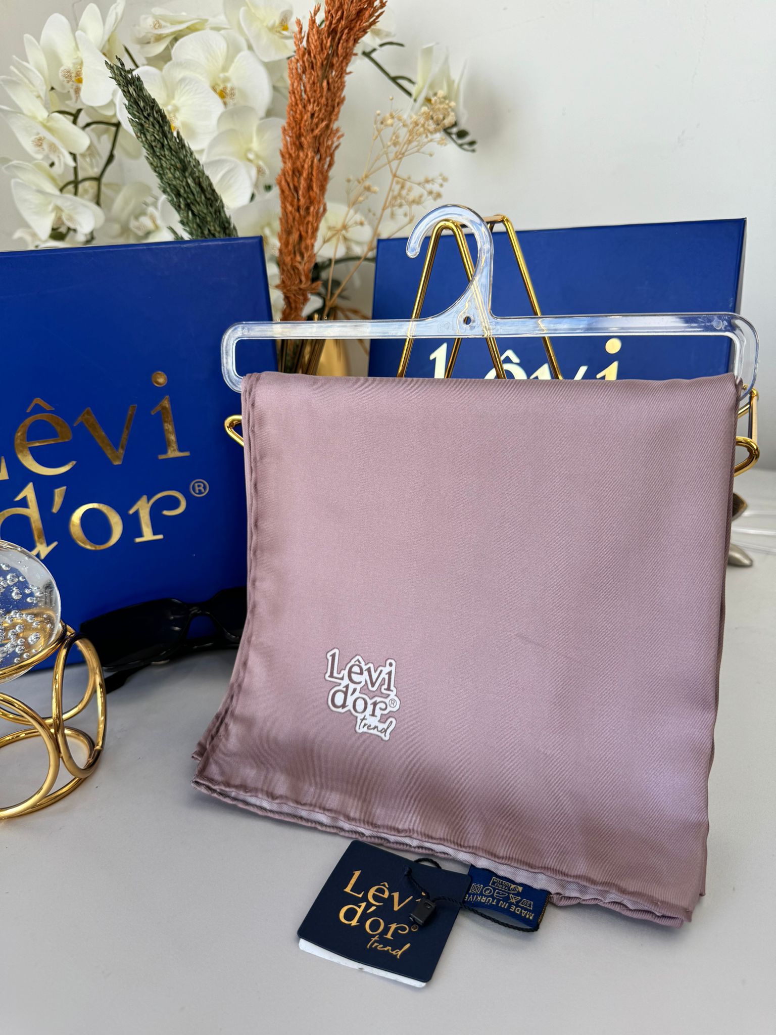 Levidor Twill Eşarp 17768 - Koyu Vizon