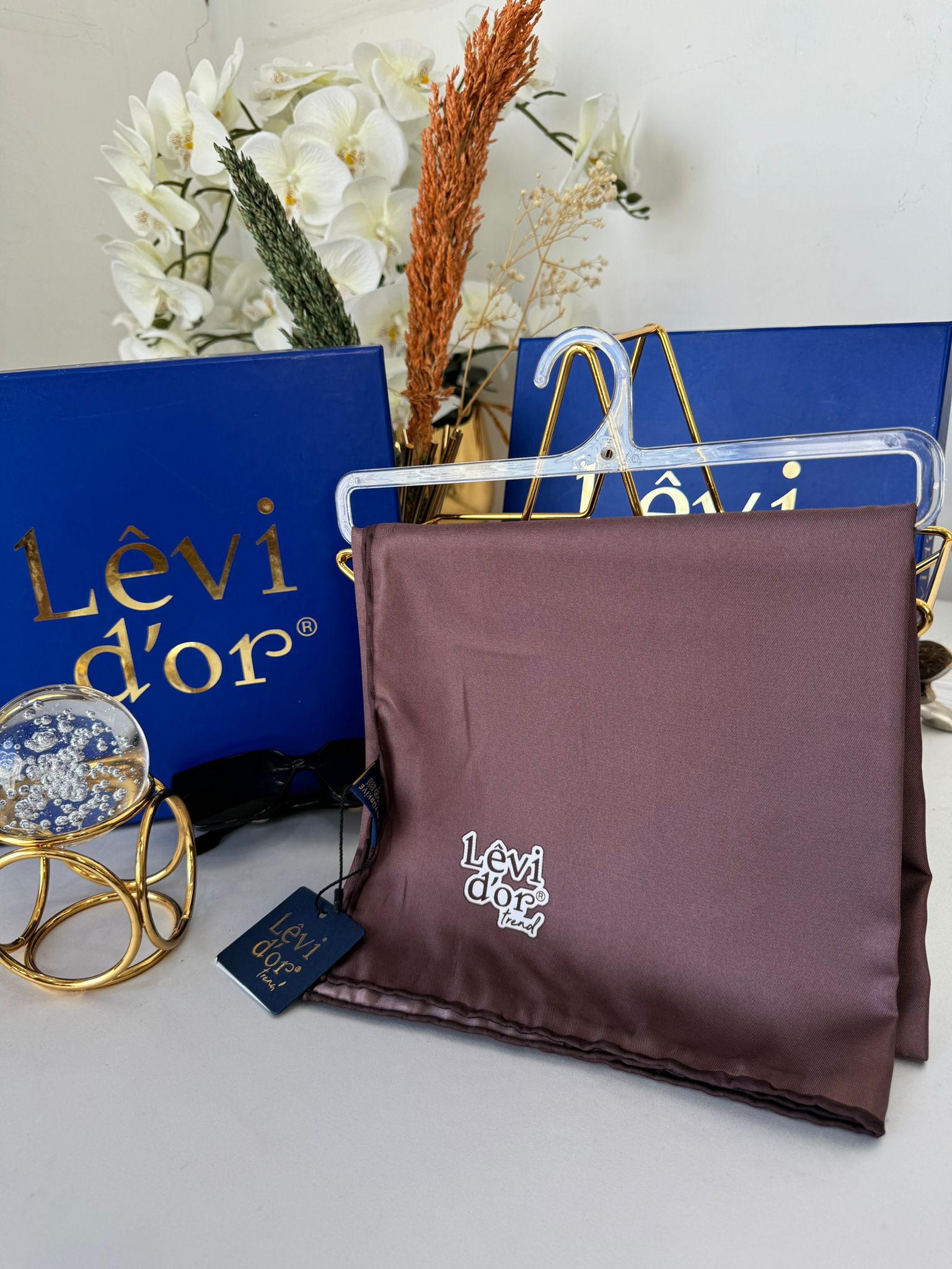 Levidor Twill Eşarp 17768 - Koyu Gül Kurusu