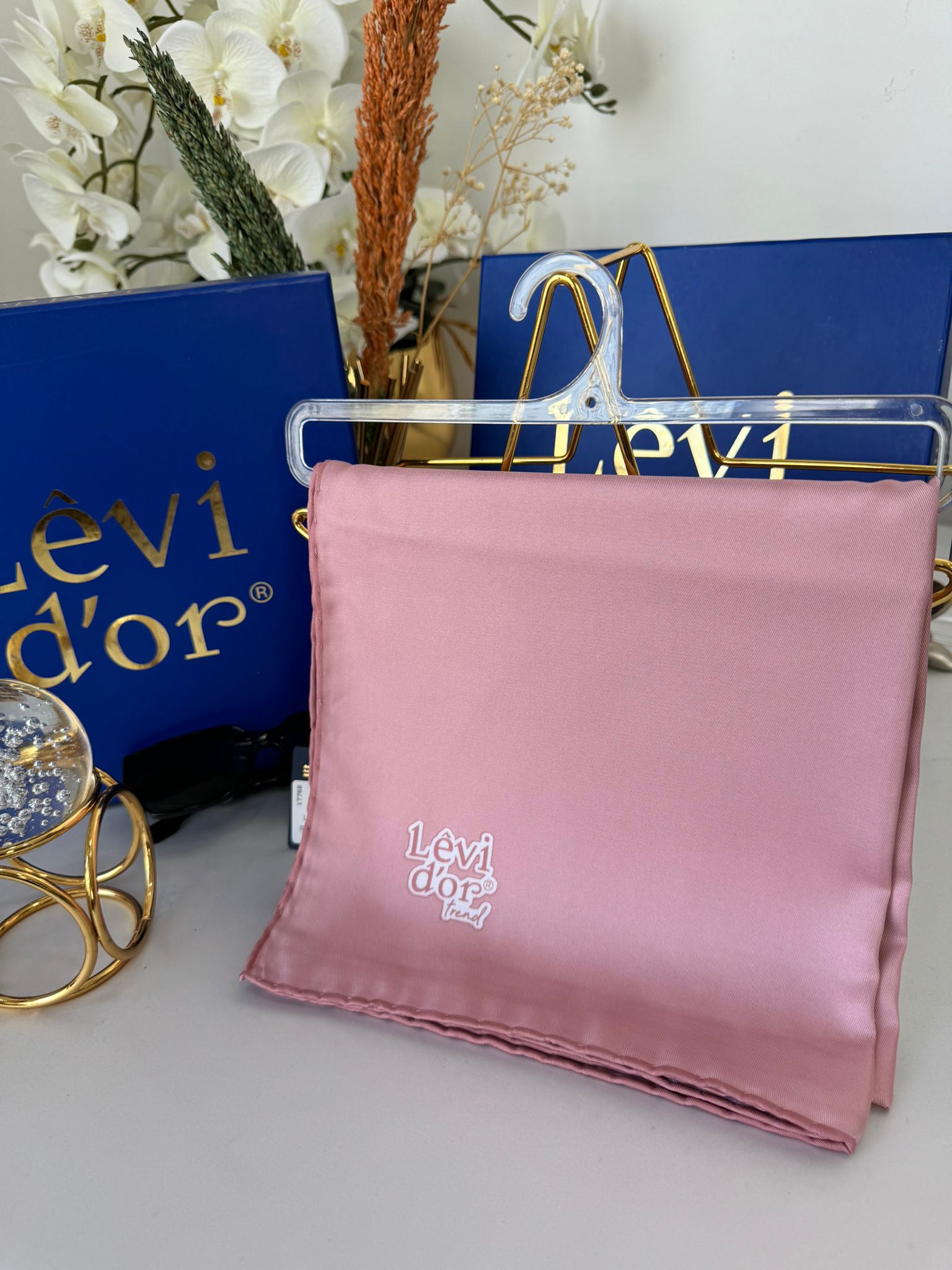 Levidor Twill Eşarp 17768 - Gül Kurusu