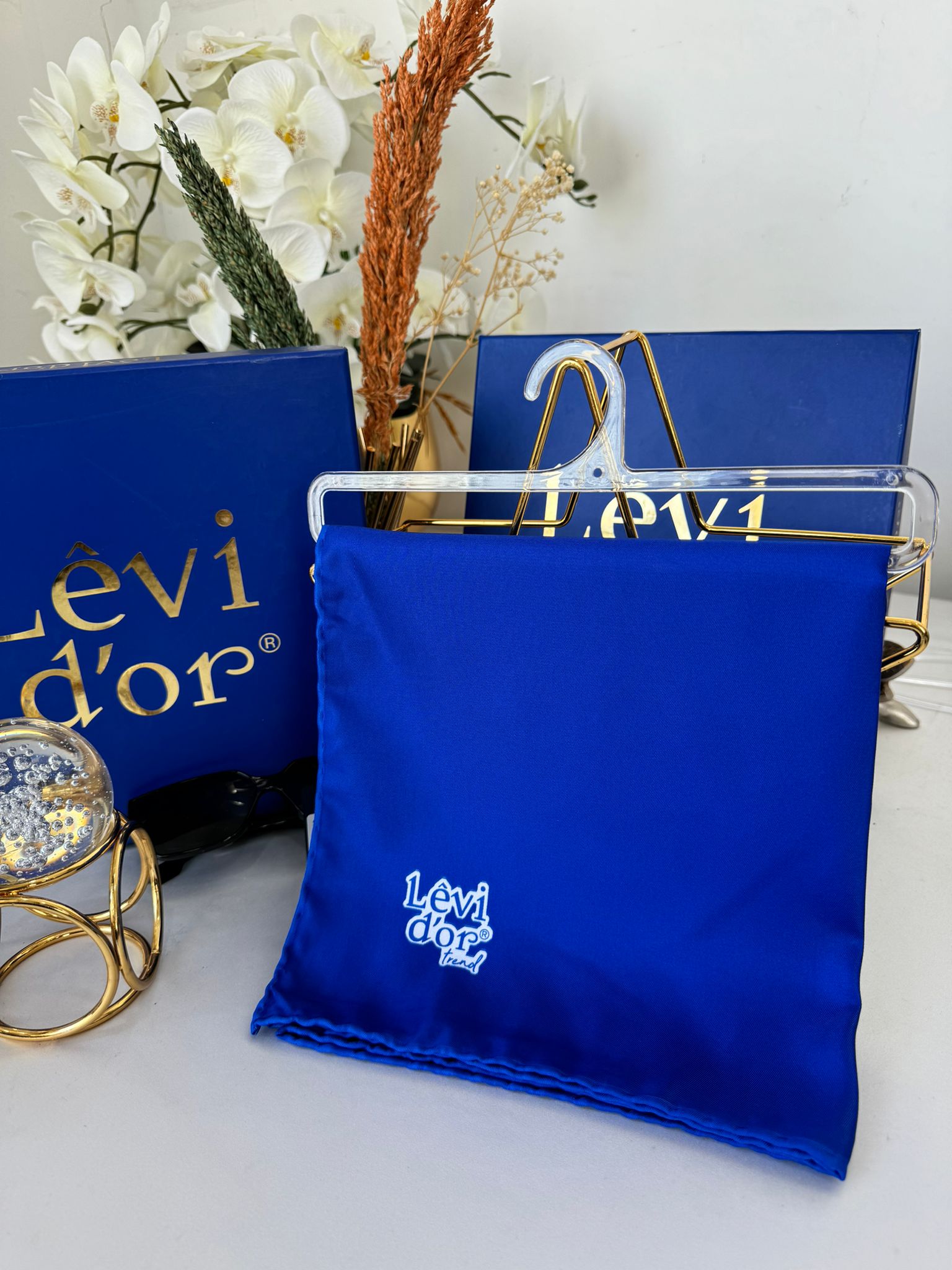 Levidor Twill Eşarp 17768 - Saks