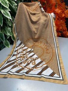 Monogram Pamuk Soft Şal 64303 - Cappucino - Görsel 2