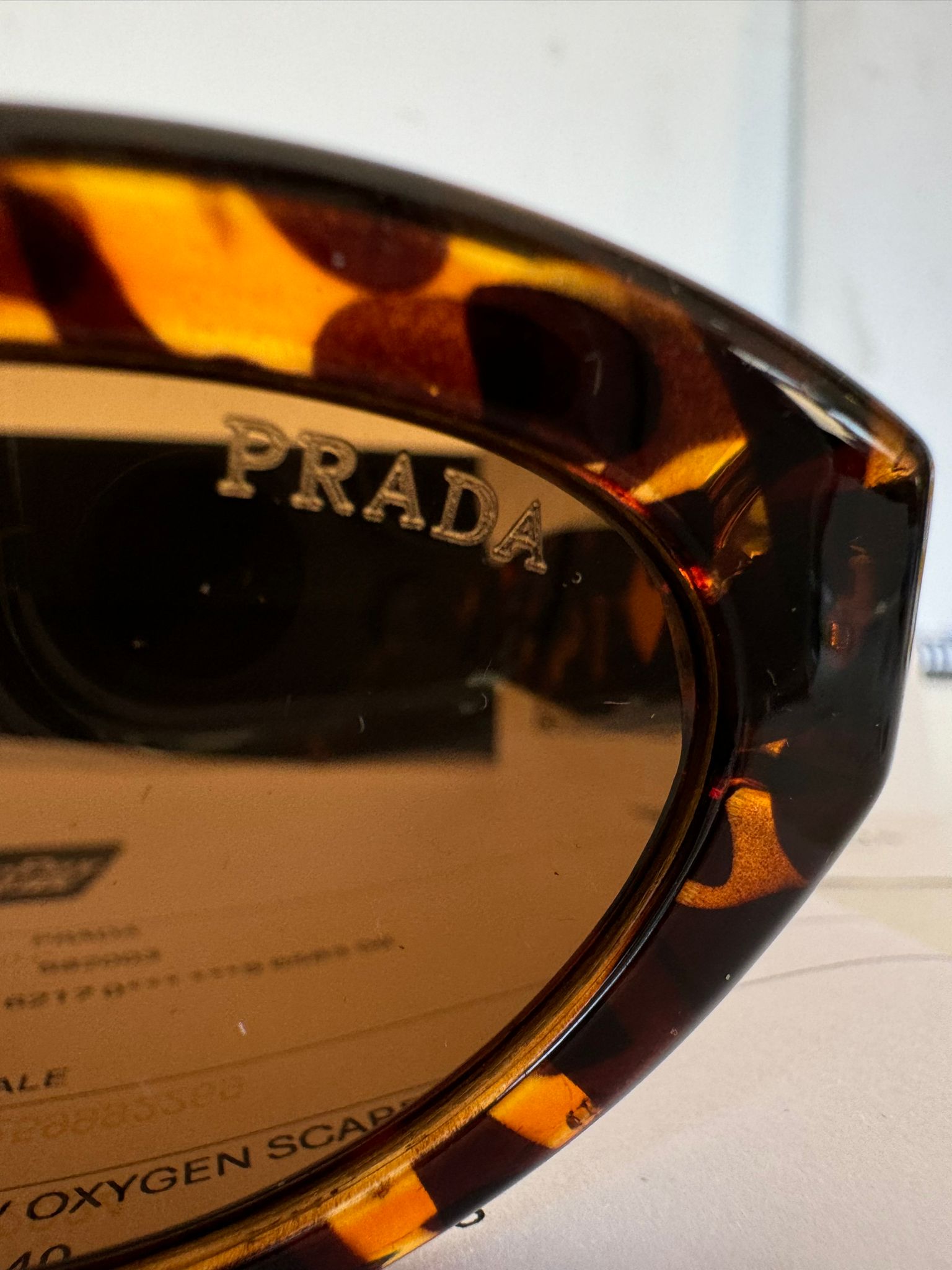 PRADA 26ZS 14L09Z 55-16 Kahverengi Kadın Güneş Gözlüğü - Görsel 3