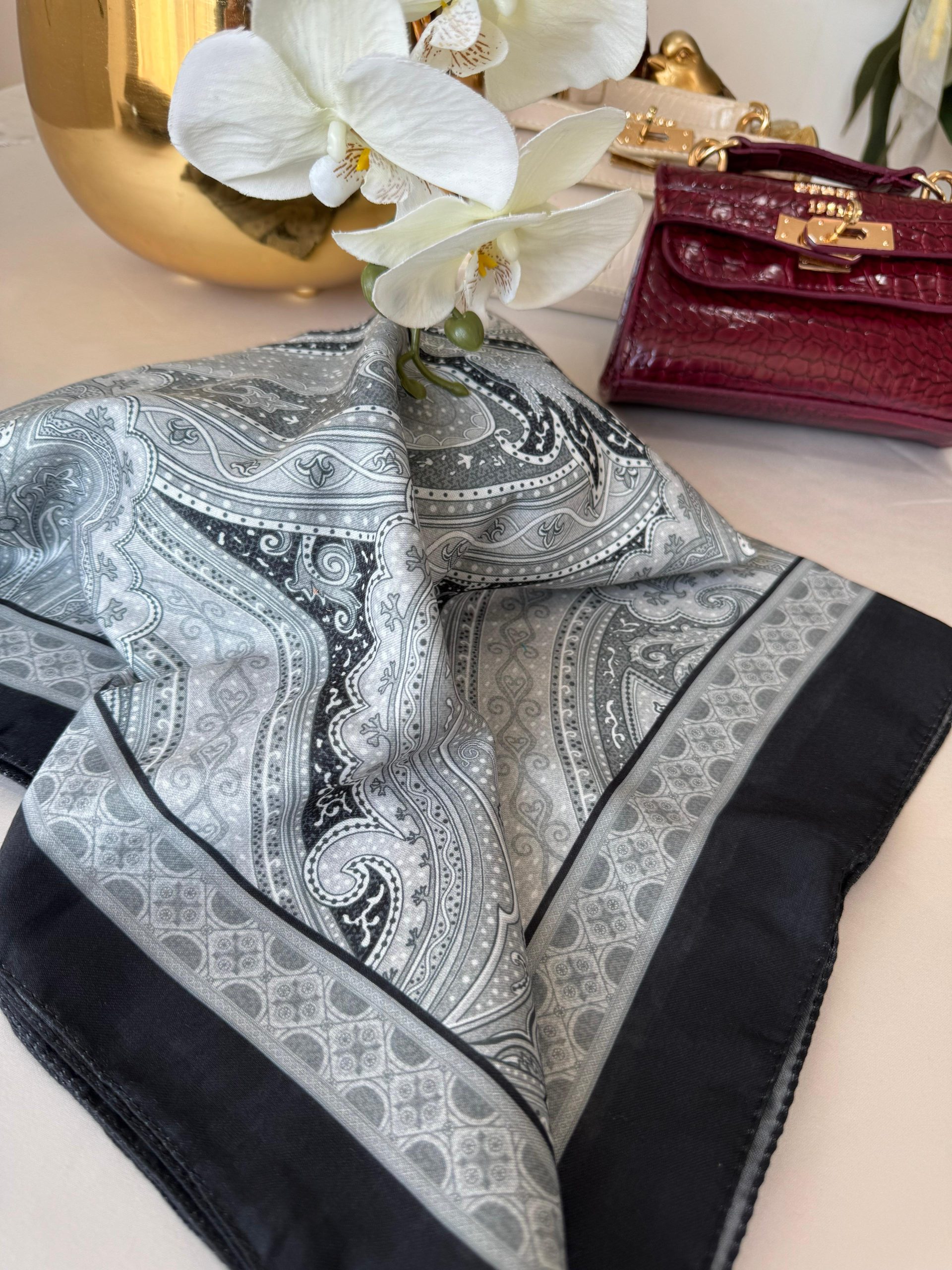Etro Pamuk Soft İpek Şal 44118 Siyah