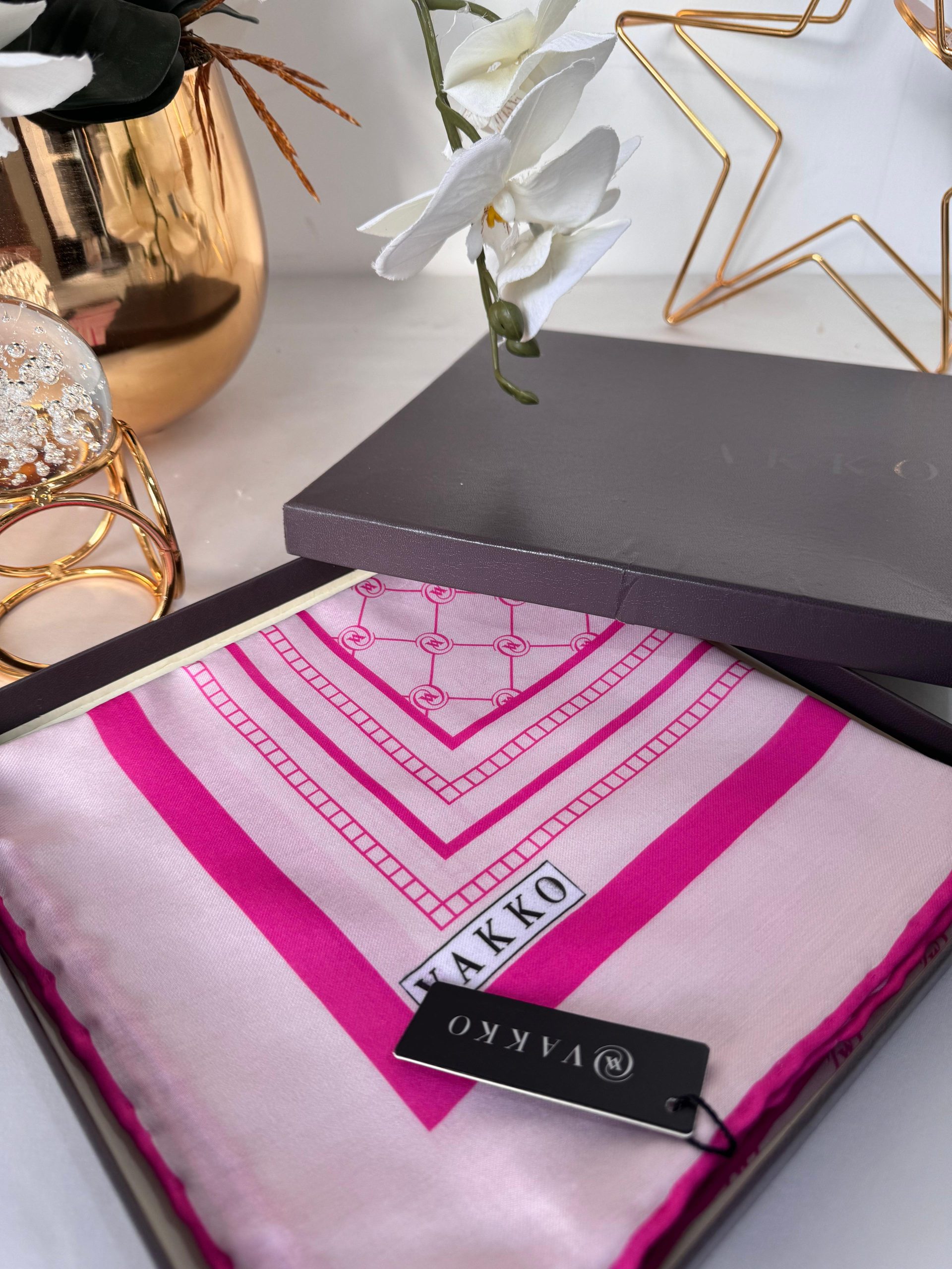 VAKKO PAMUK SOFT EŞARP 44142 - FUŞYA