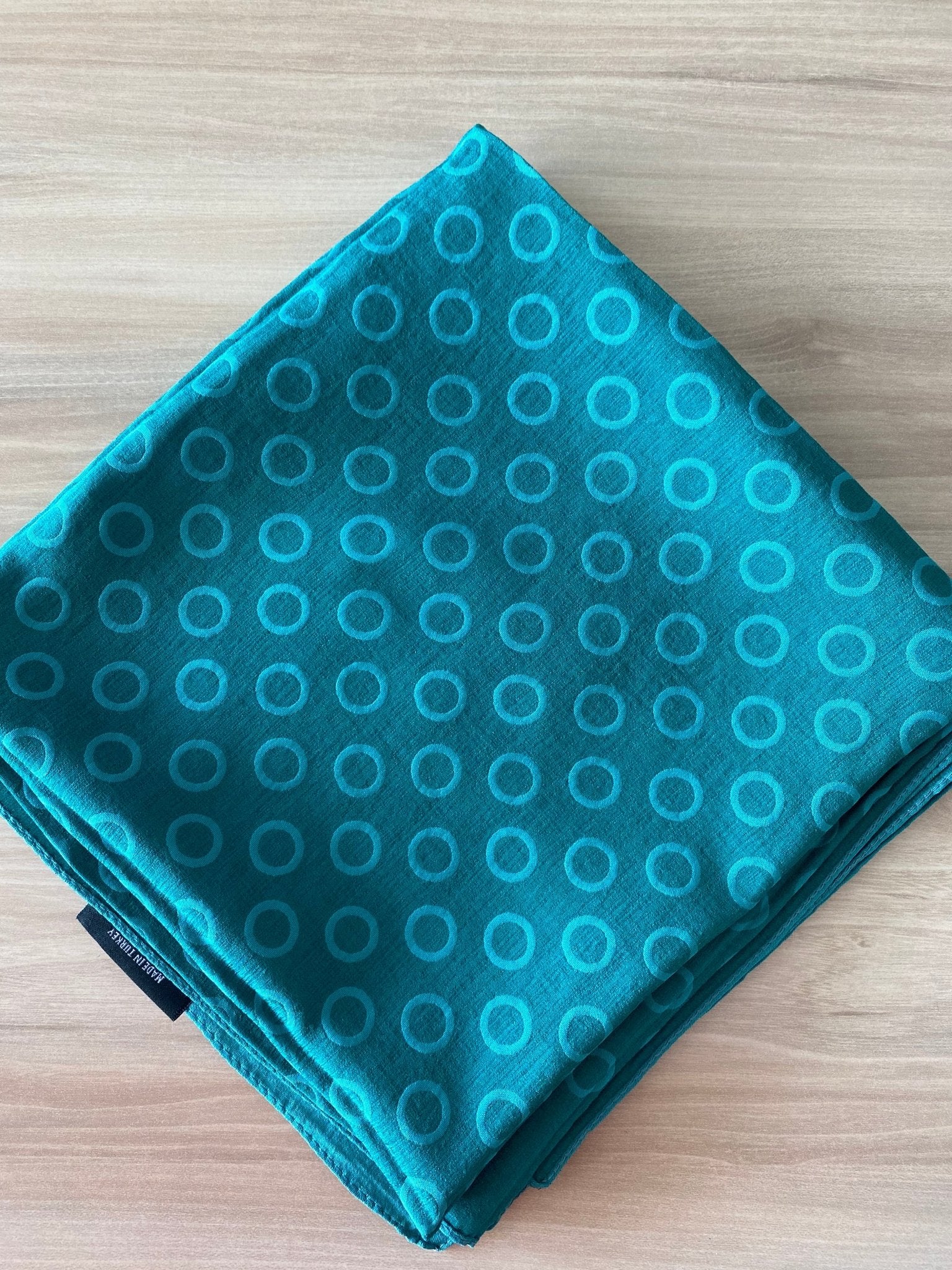 Çift Taraflı Paune Eşarp - Yeşil - Organic ScarfsOrganic Scarfs