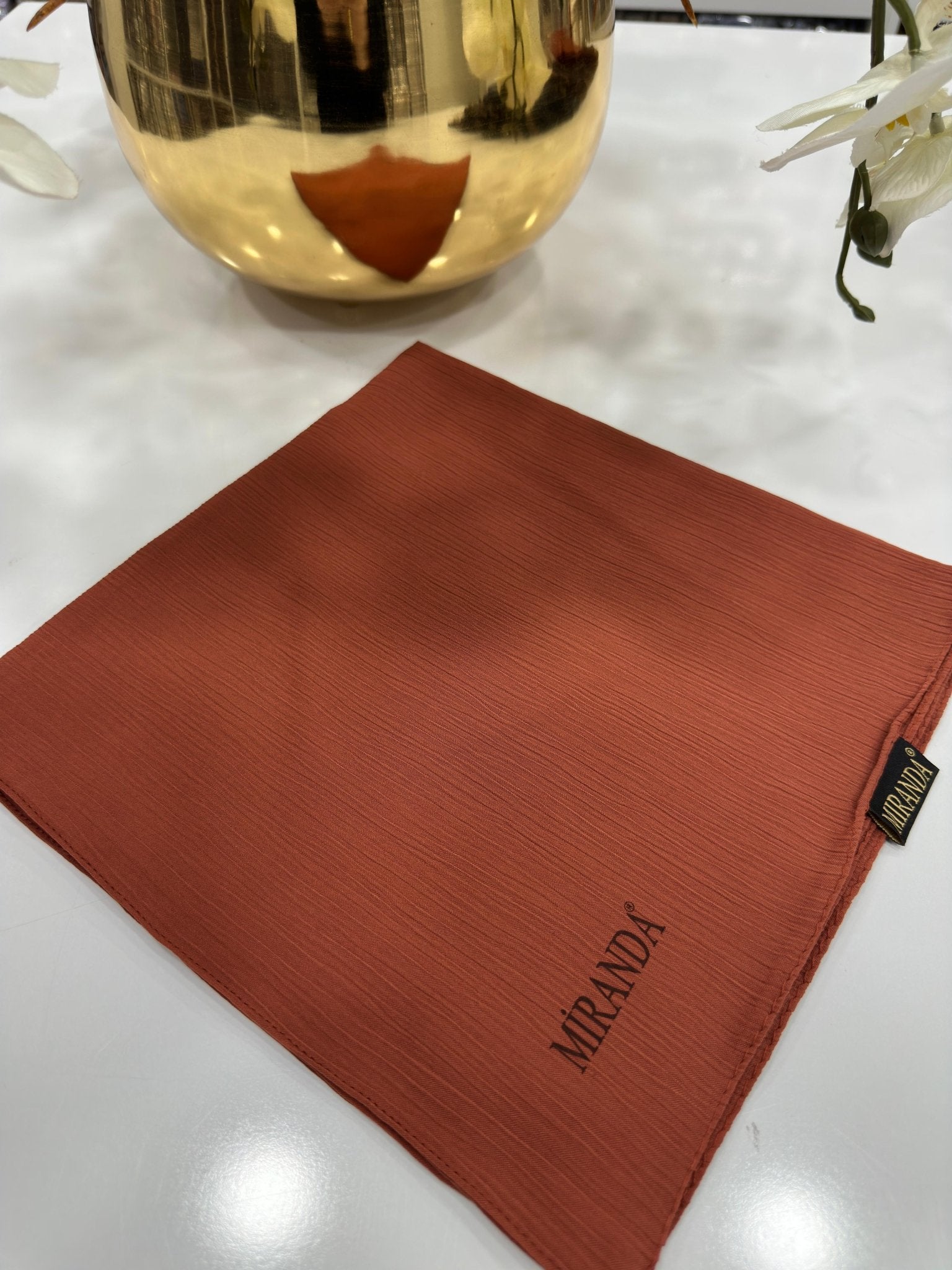 Comfort Kırinkıl Eşarp - Bal Kabağı - Organic ScarfsOrganic Scarfs