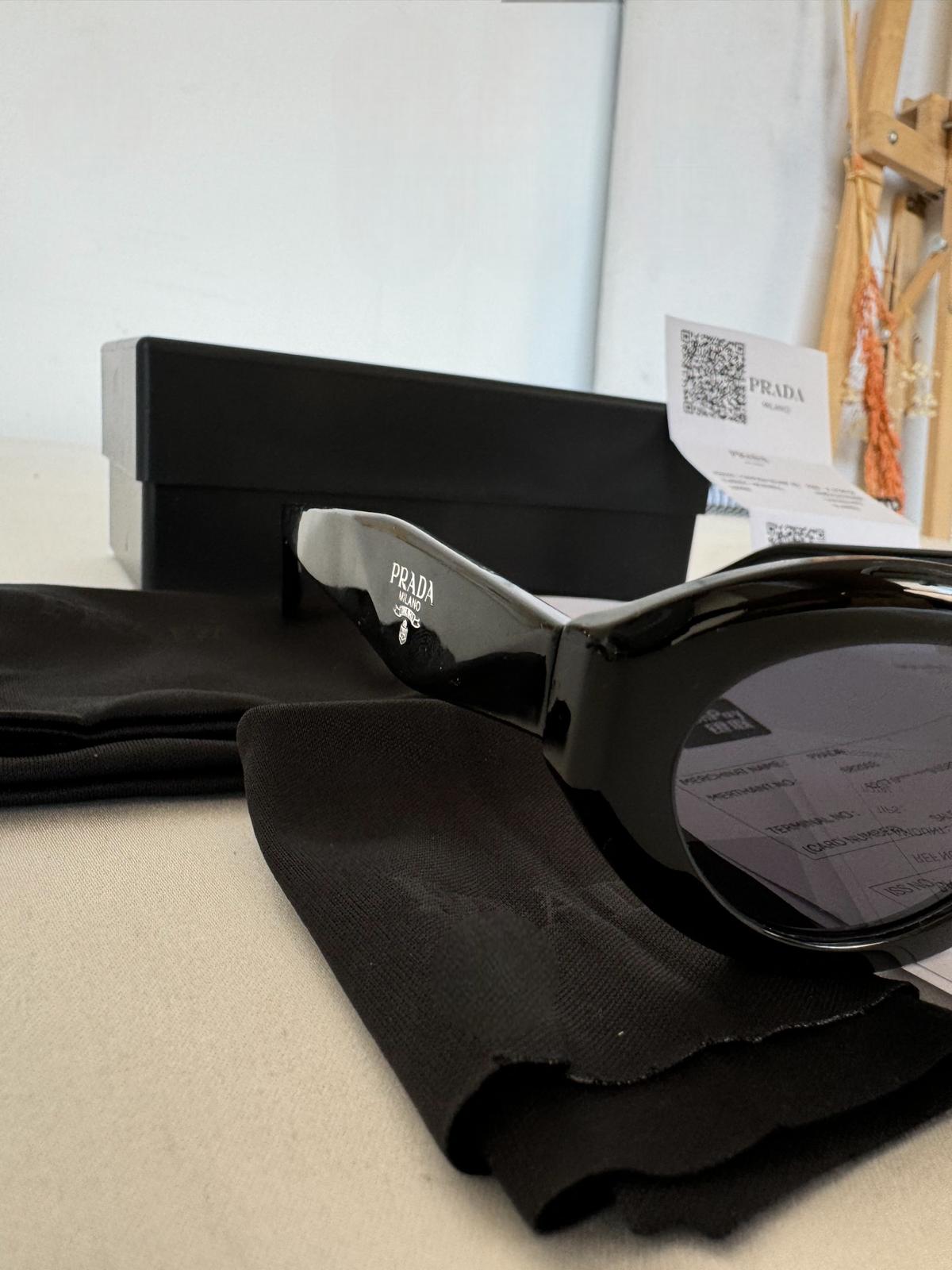 PRADA 26ZS 16K08Z 55-0 Siyah Kadın Güneş Gözlüğü - Görsel 2