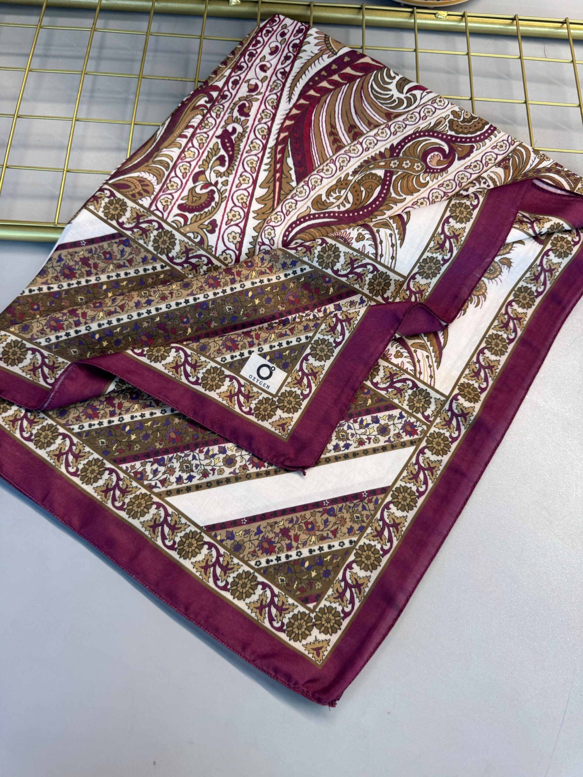 Etro Desen New Pamuk Soft Şal 23012 - Erik Çürüğü