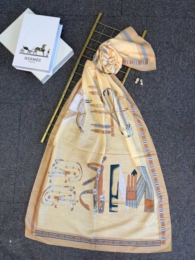 hermes pamuk soft şal - 32014 Bej