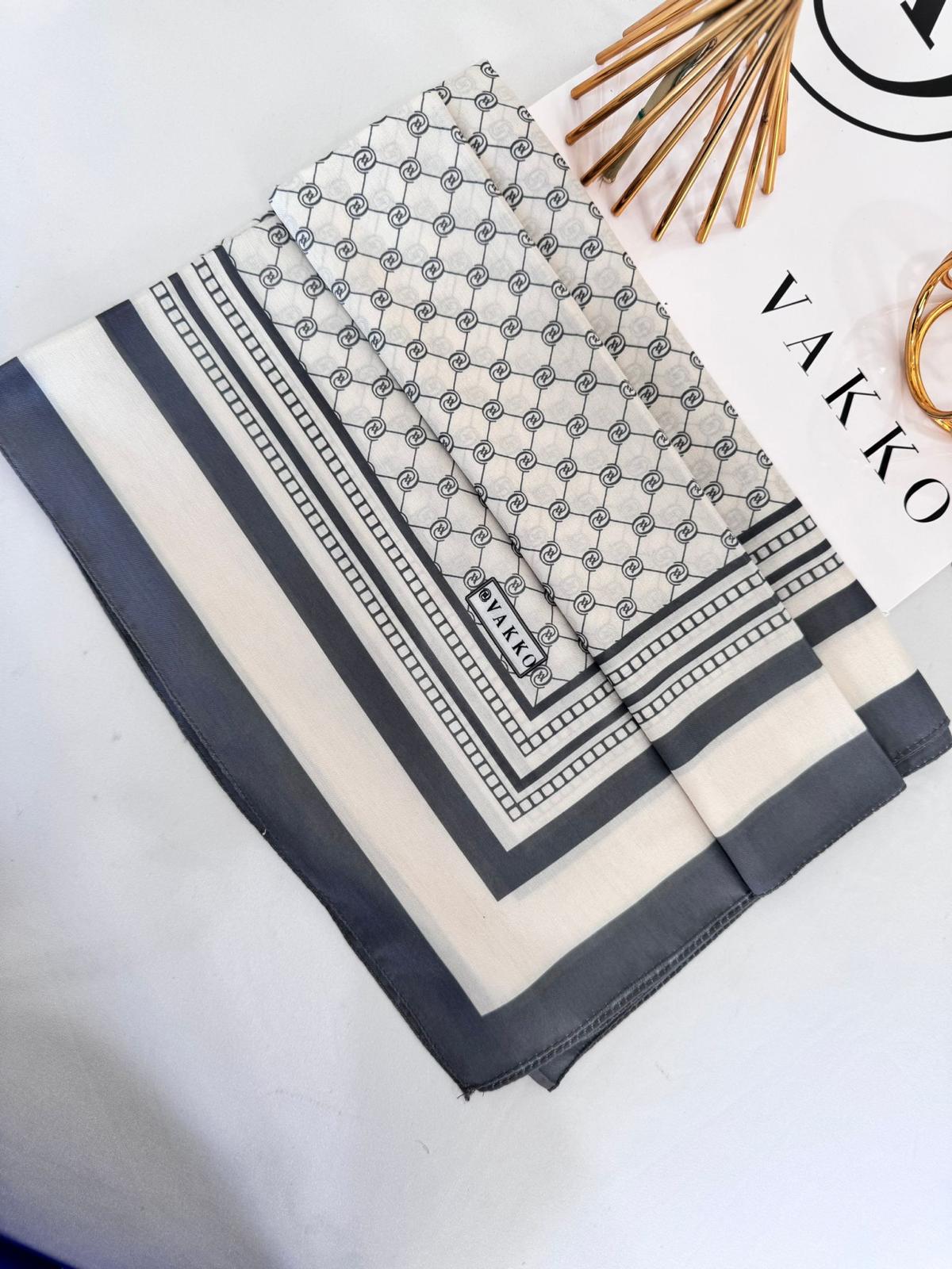 Vakko Pamuk Soft Şal 610145 - Füme