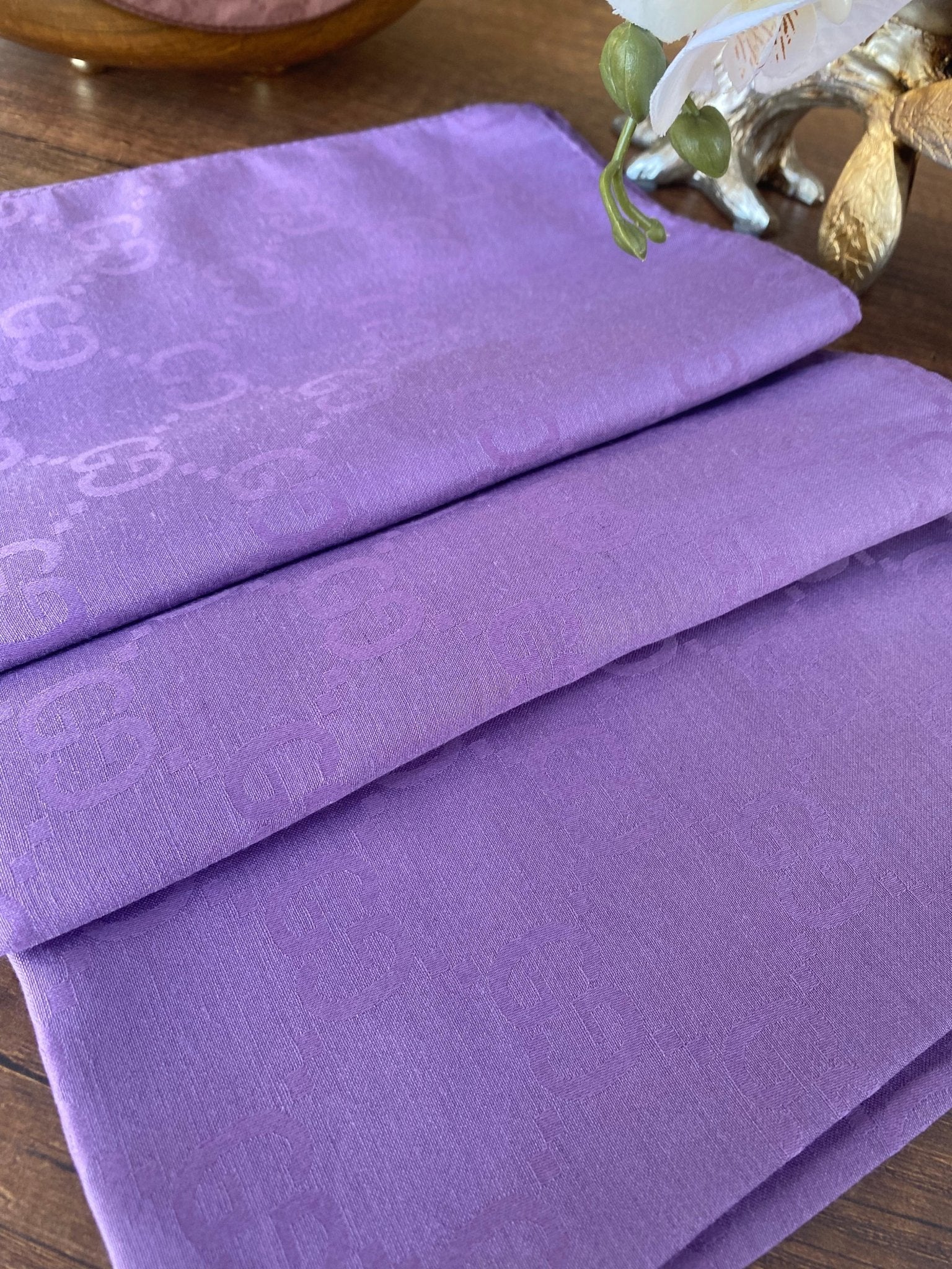 G Desen Pamuk Jakar Eşarp 10442 - Lavanta - Organic ScarfsOrganic Scarfs