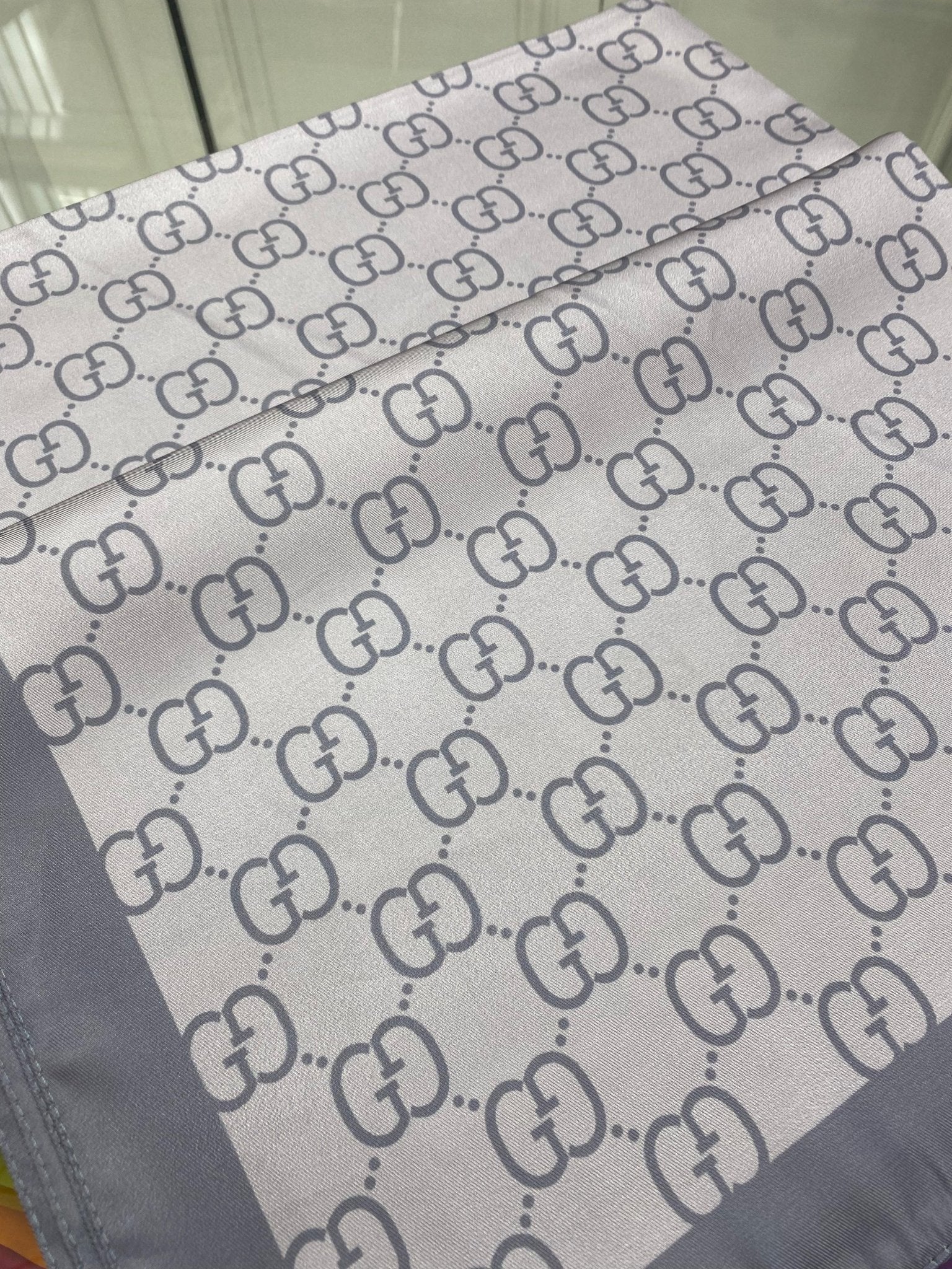 G Desen Twill İpek Şal - Bebe Mavi - Organic ScarfsOrganic Scarfs