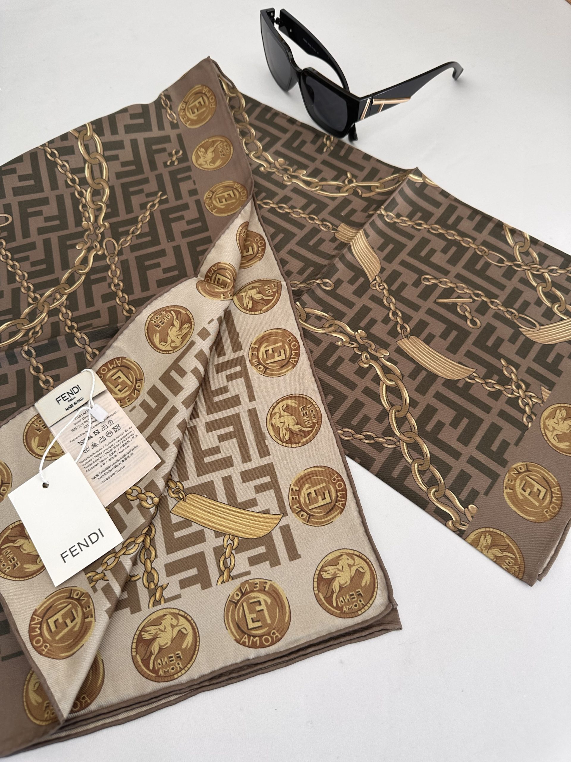 İthal İpek Fendi Eşarp 61001