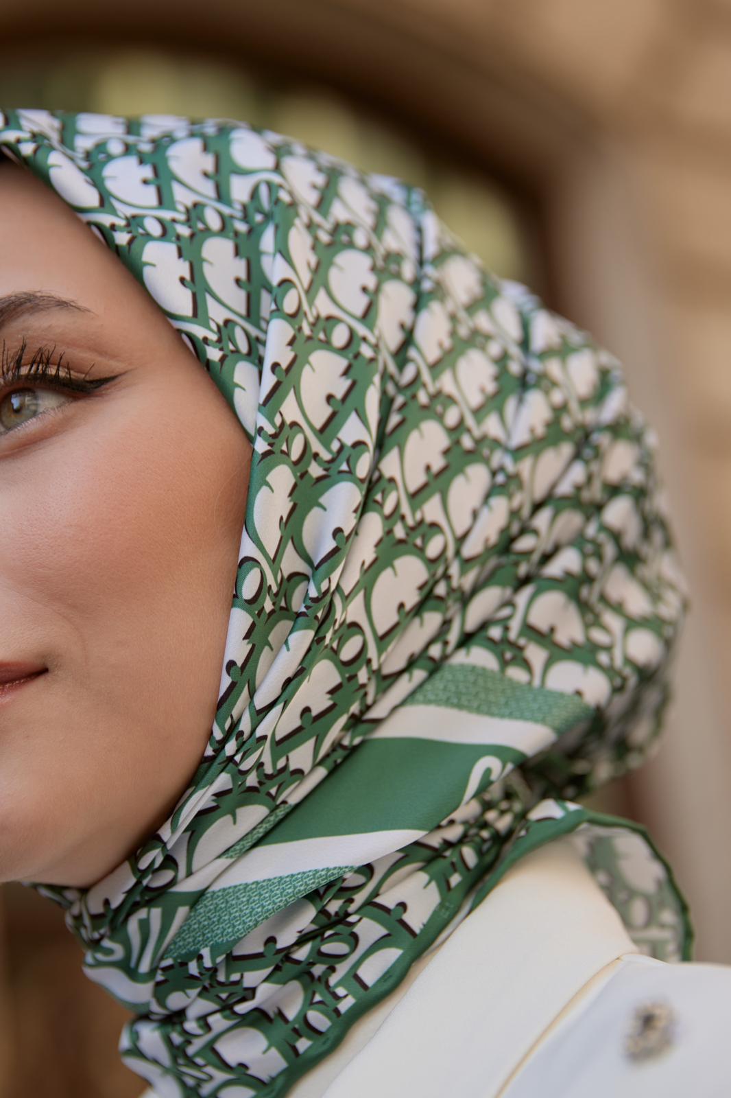 İthal D Marka Eşarp - Yeşil - Organic ScarfsOrganic Scarfs