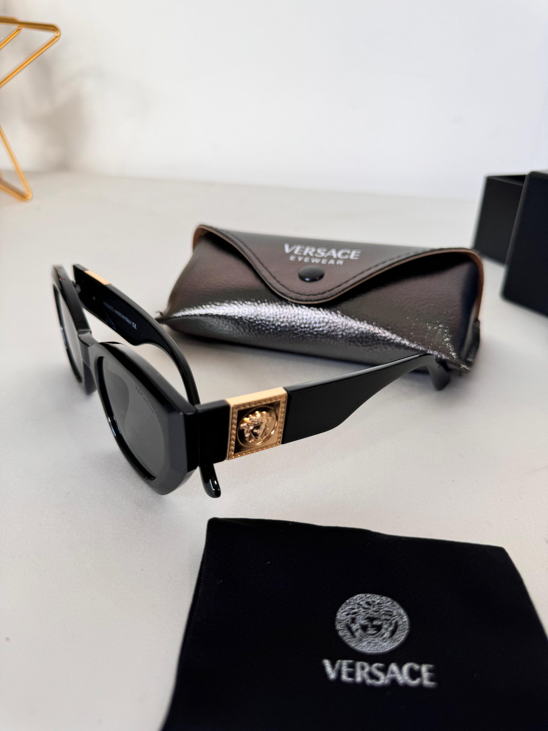 Versace VE4361 521773 52 Siyah Kadın Güneş Gözlüğü