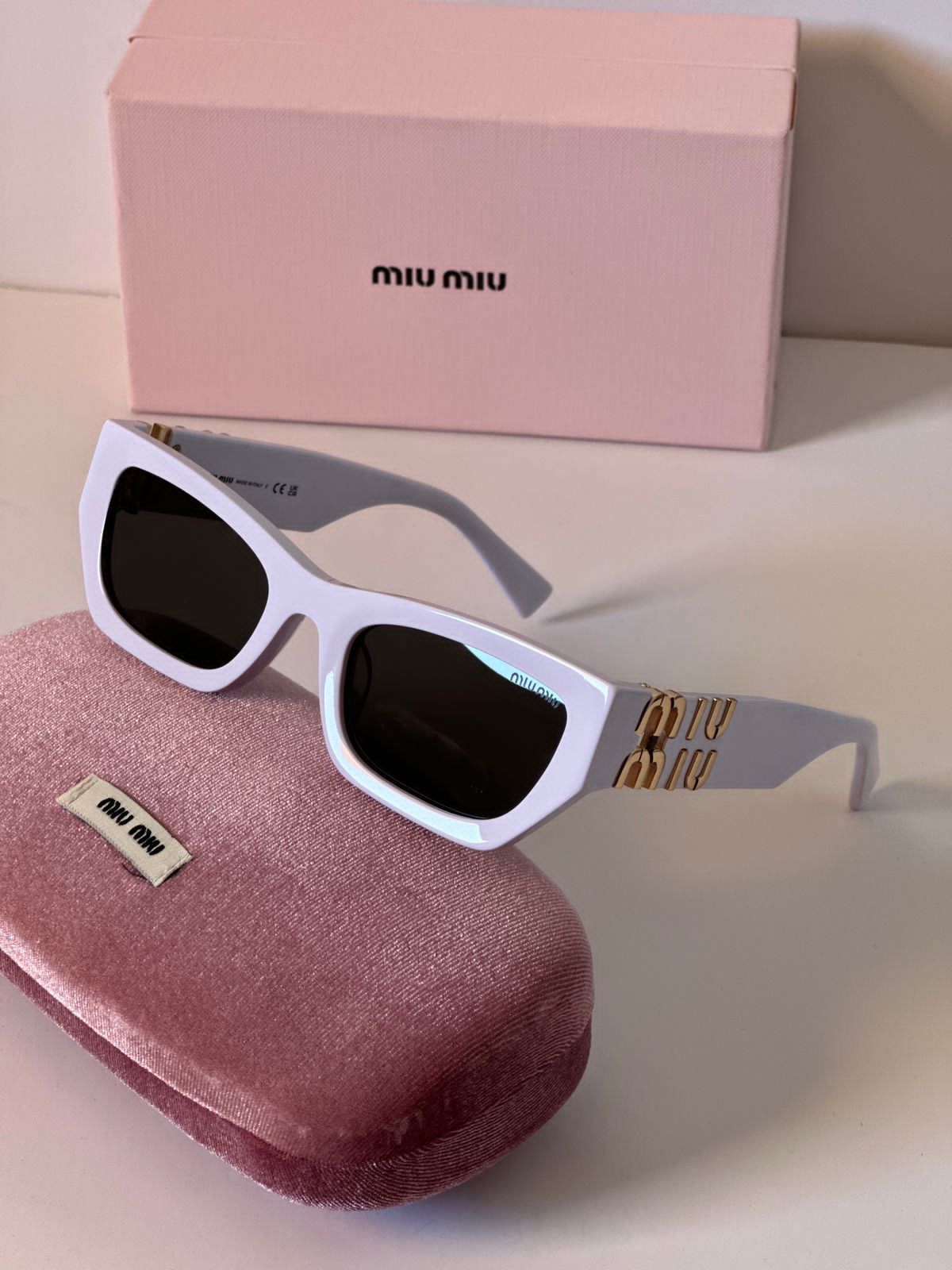 MIU MIU 09WS 1AB5S0 Beyaz Kadın Güneş Gözlüğü