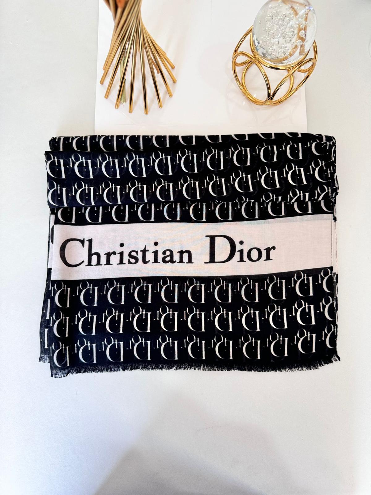 Dior Pamuk Soft Şal 61572 - Siyah
