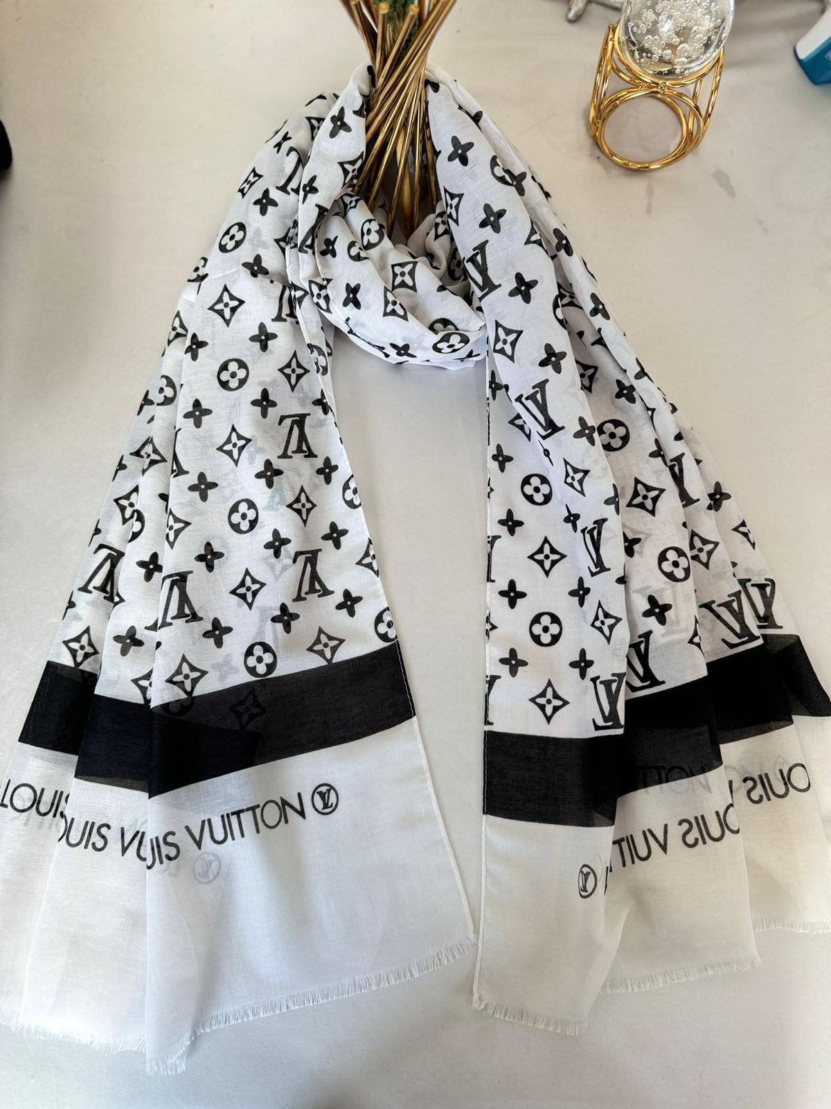 Lv Pamuk Soft Şal 61573 - Beyaz