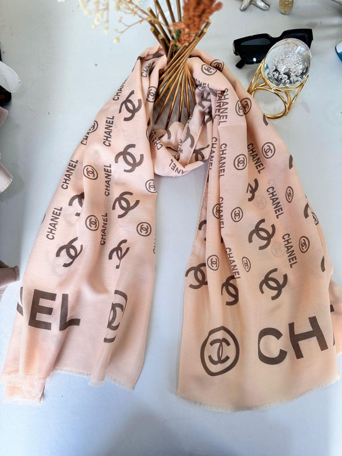Chanel Pamuk Soft Şal 61574 - Pudra