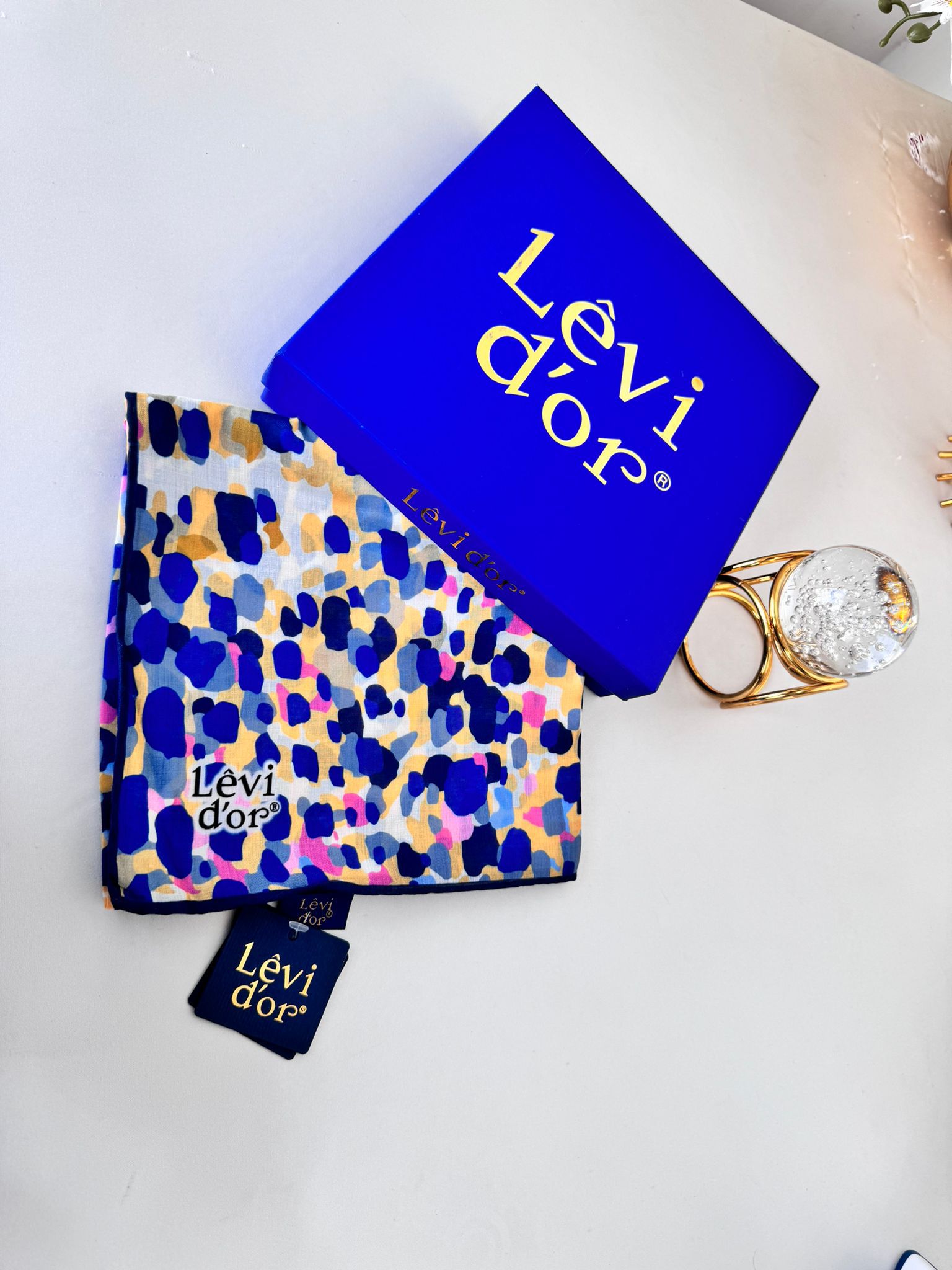 Levidor Cotton Eşarp 16387 - Lacivert