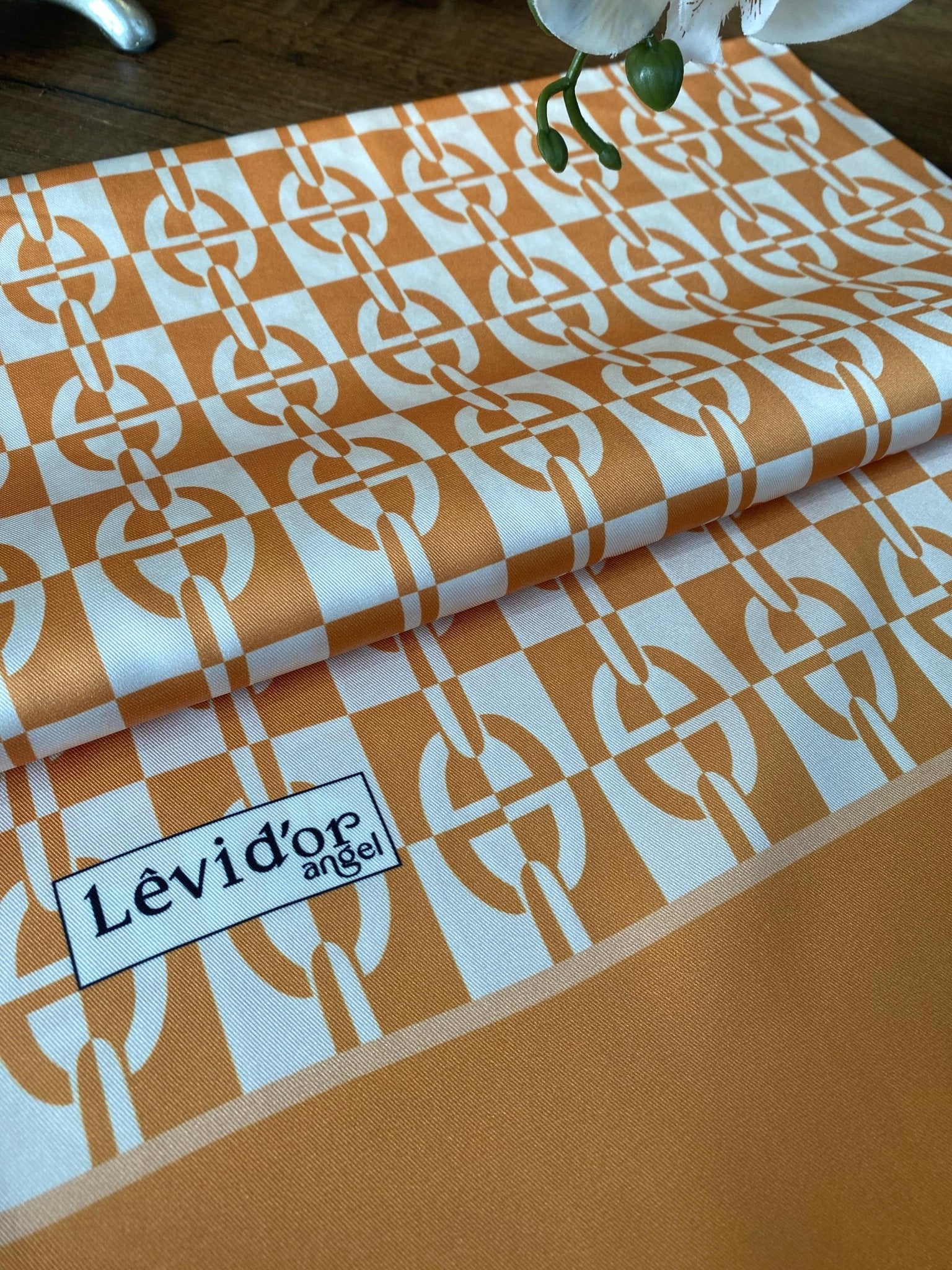 Levidor Angel İpek Şal 17834 - Turuncu - Organic ScarfsOrganic Scarfs