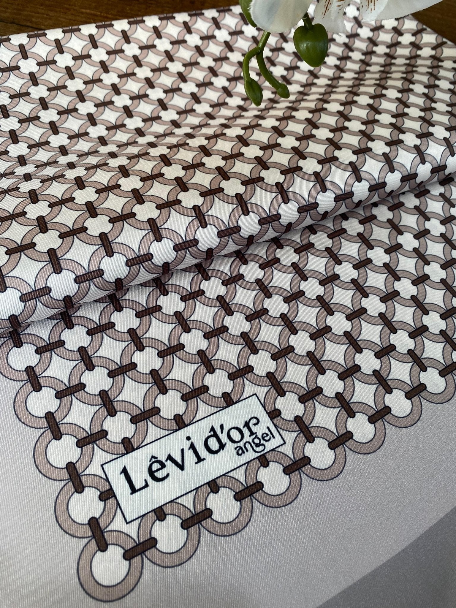 Levidor Angel İpek Şal - Füme - Organic ScarfsOrganic Scarfs