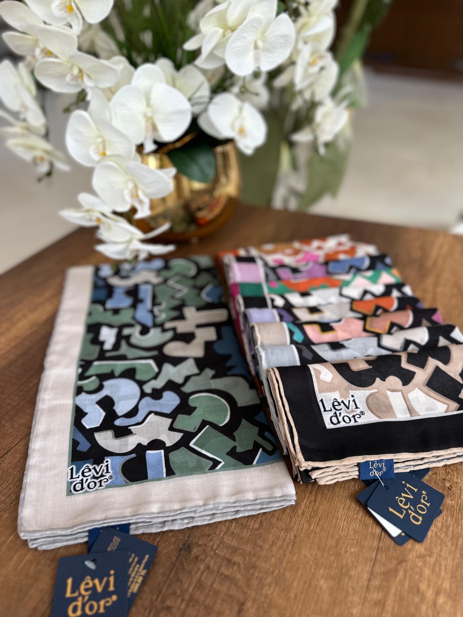 LEVİDOR Cotton Eşarp 16373 - Açık Bej - Organic ScarfsOrganic Scarfs