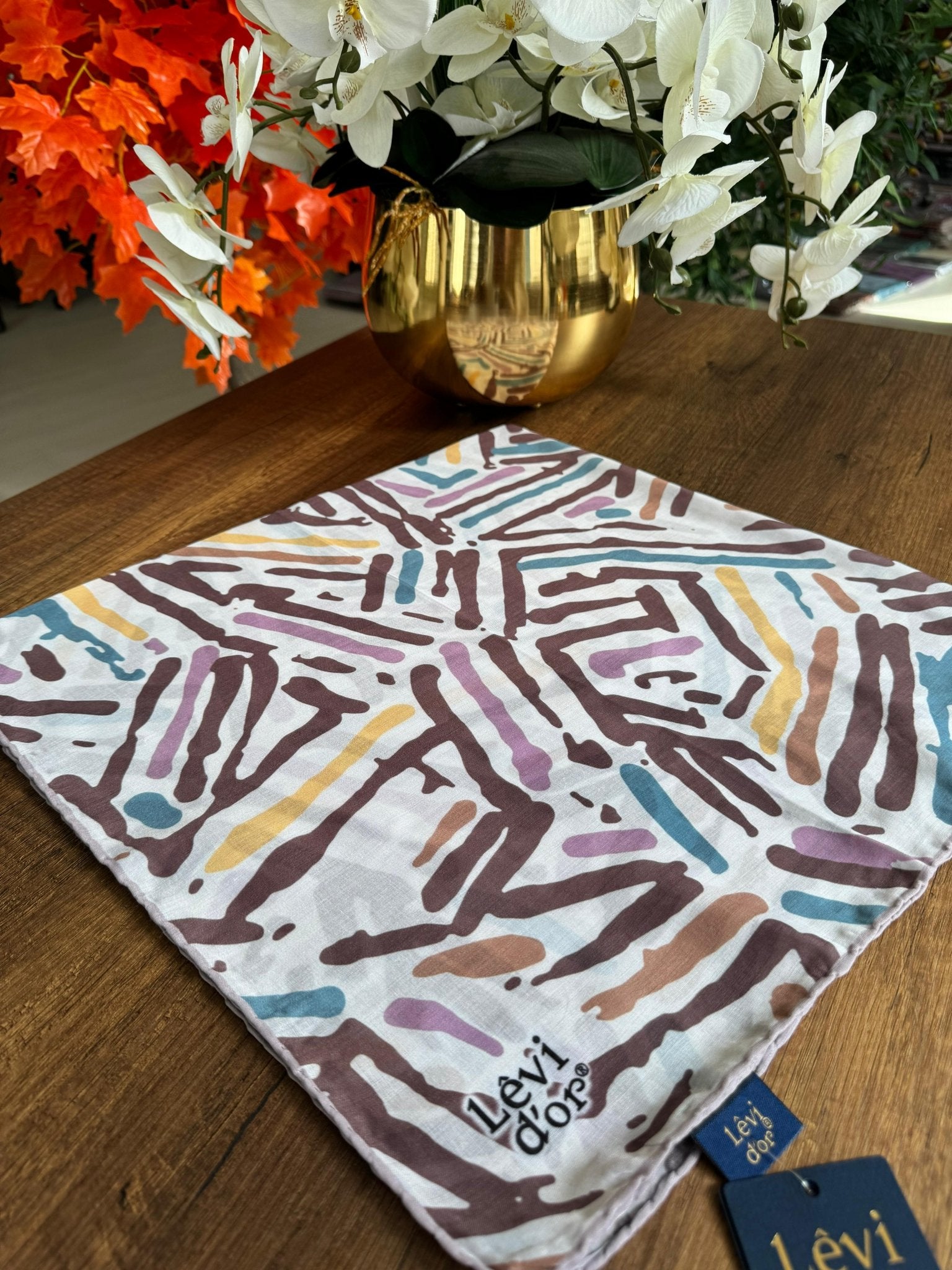 LEVİDOR Cotton Eşarp 16376 - Vizon - Organic ScarfsOrganic Scarfs