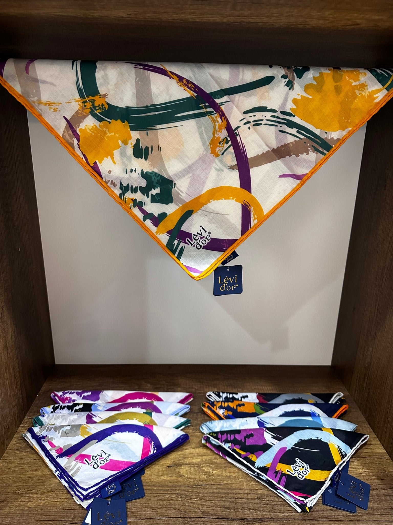 LEVİDOR Cotton Eşarp 16377 - Sonbahar Sarısı - Organic ScarfsOrganic Scarfs