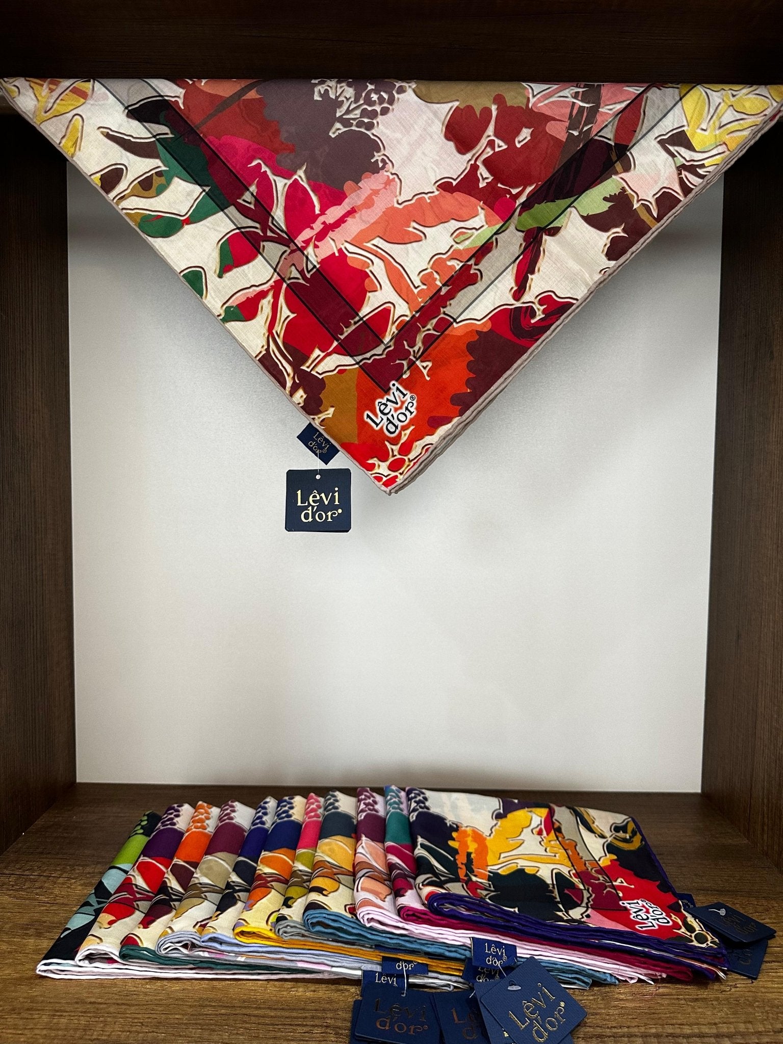 LEVİDOR Cotton Eşarp 16381 - Mercan - Organic ScarfsOrganic Scarfs