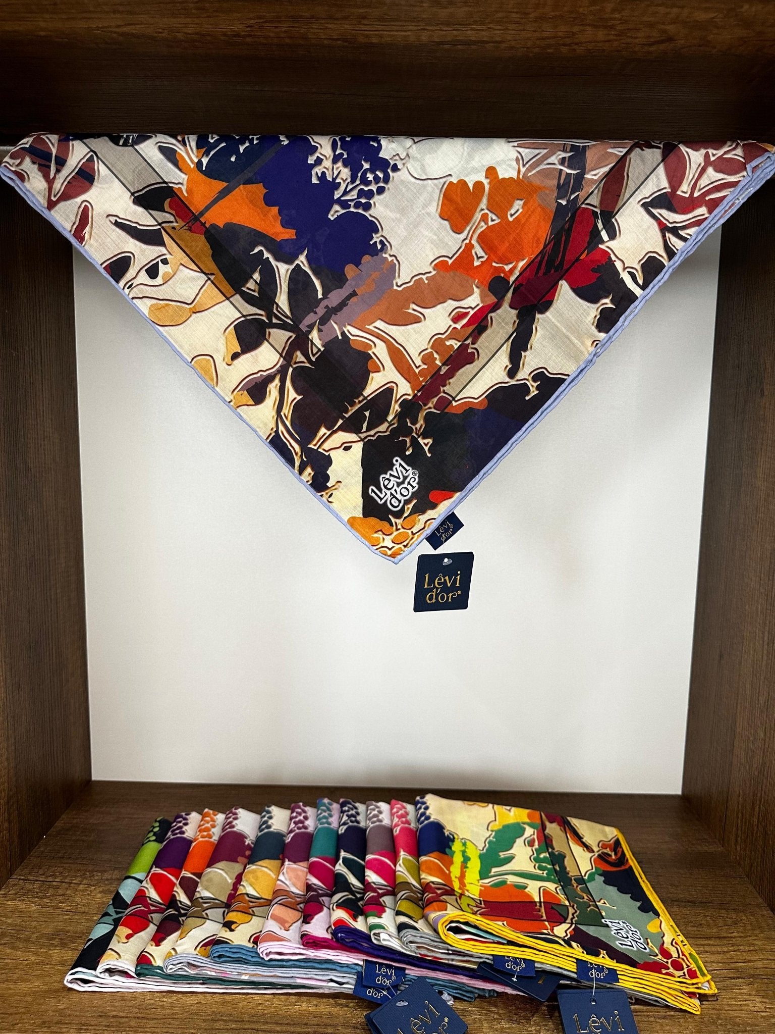 LEVİDOR Cotton Eşarp 16381 - Morcivert - Organic ScarfsOrganic Scarfs