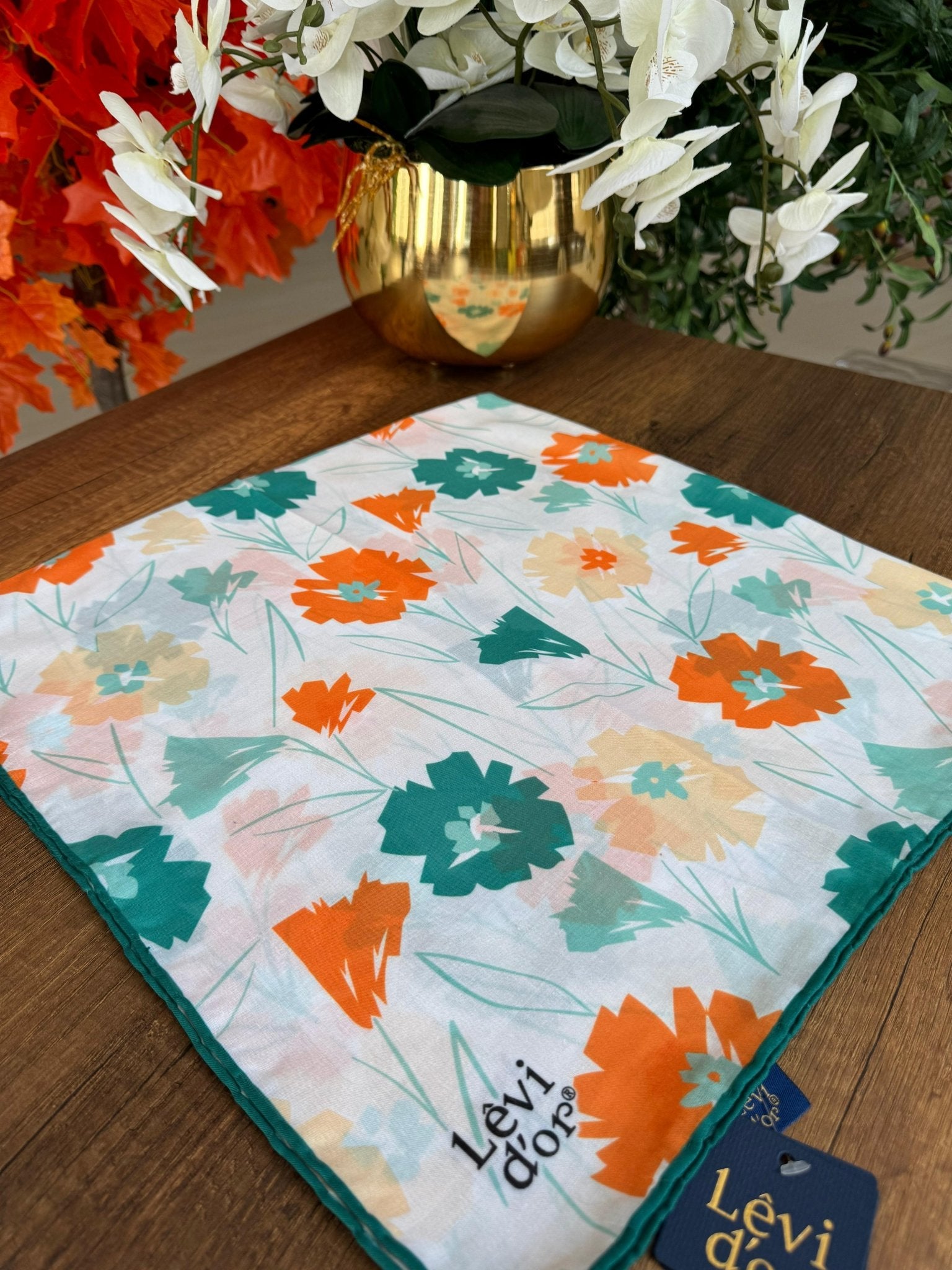 LEVİDOR Cotton Eşarp 16382 - Mint - Organic ScarfsOrganic Scarfs