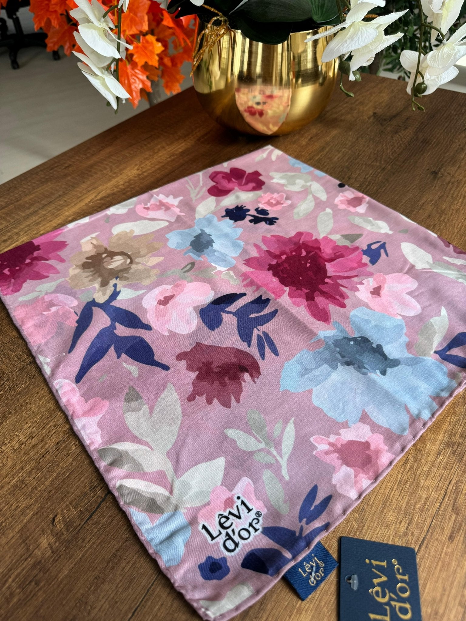 LEVİDOR Cotton Eşarp 16386 - Japon Kirazı - Organic ScarfsOrganic Scarfs