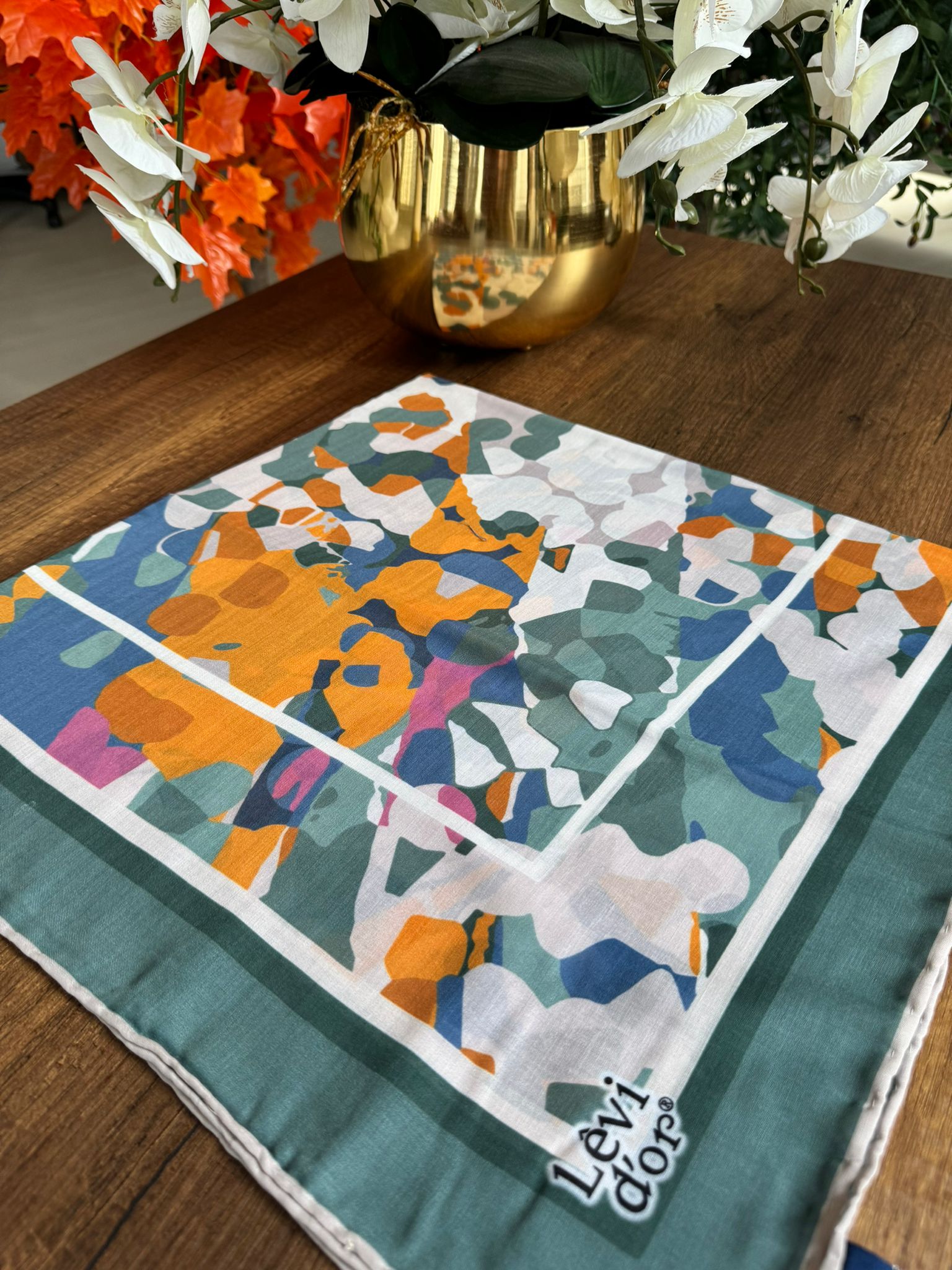 LEVİDOR Cotton Eşarp 16395 - Mint - Organic ScarfsOrganic Scarfs