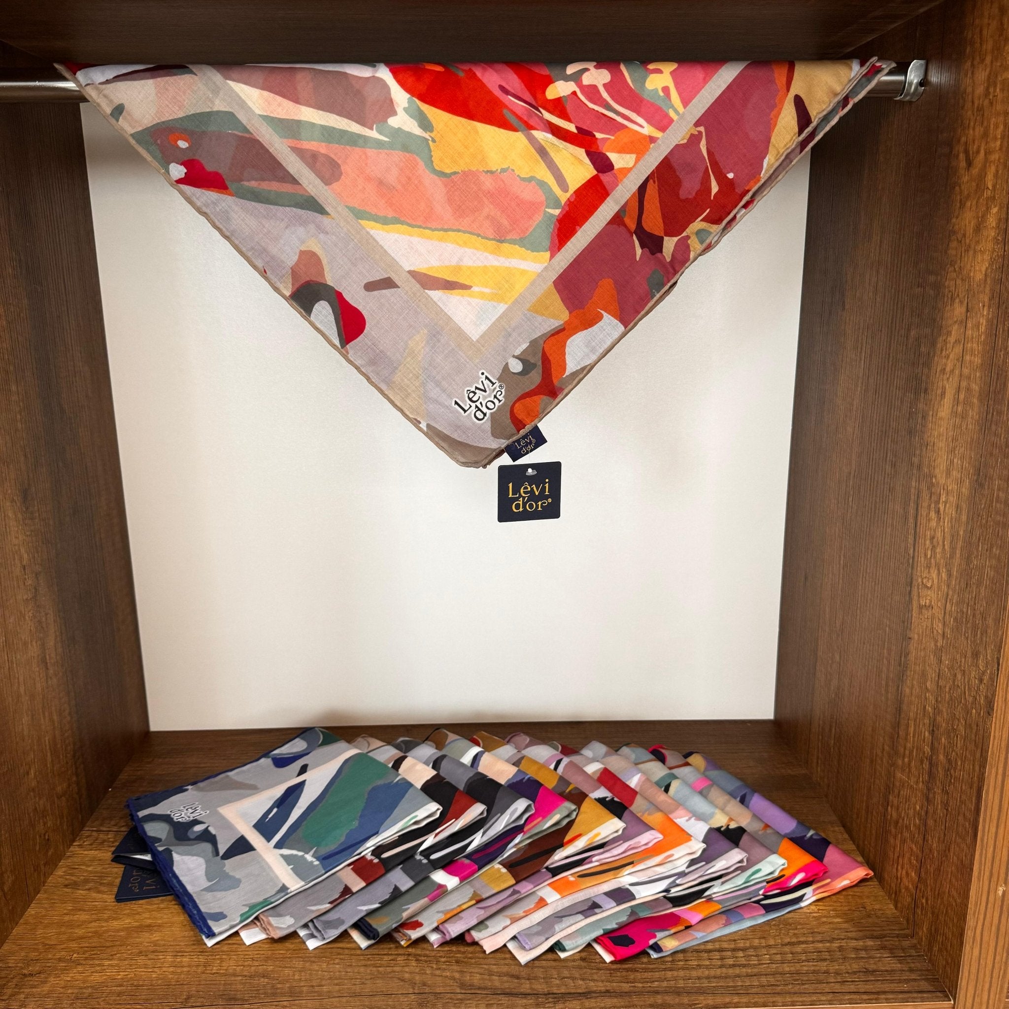 LEVİDOR Cotton Eşarp 16495 - Haki - Organic ScarfsOrganic Scarfs