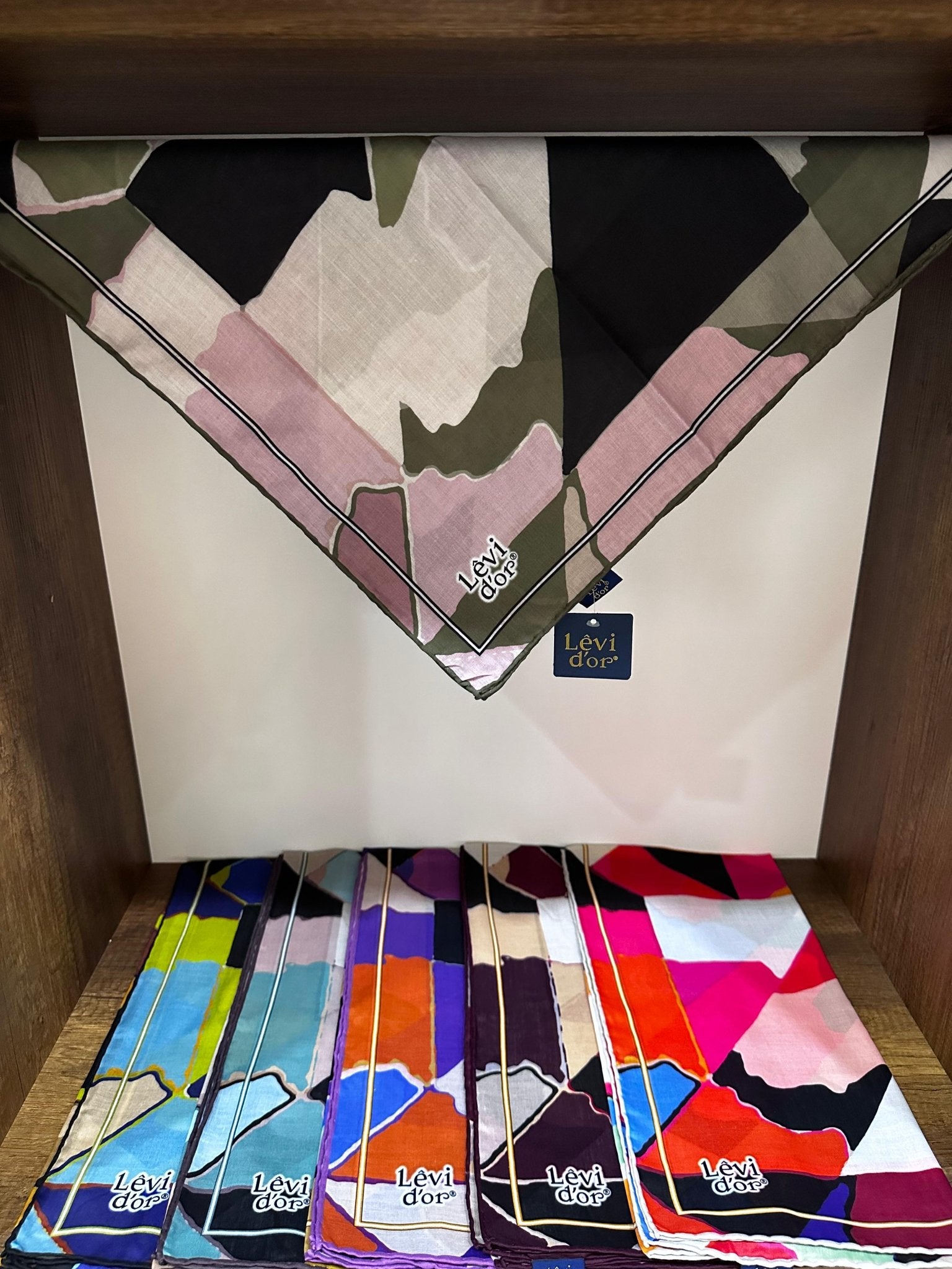 LEVİDOR Cotton Eşarp 16699 - Haki - Organic ScarfsOrganic Scarfs