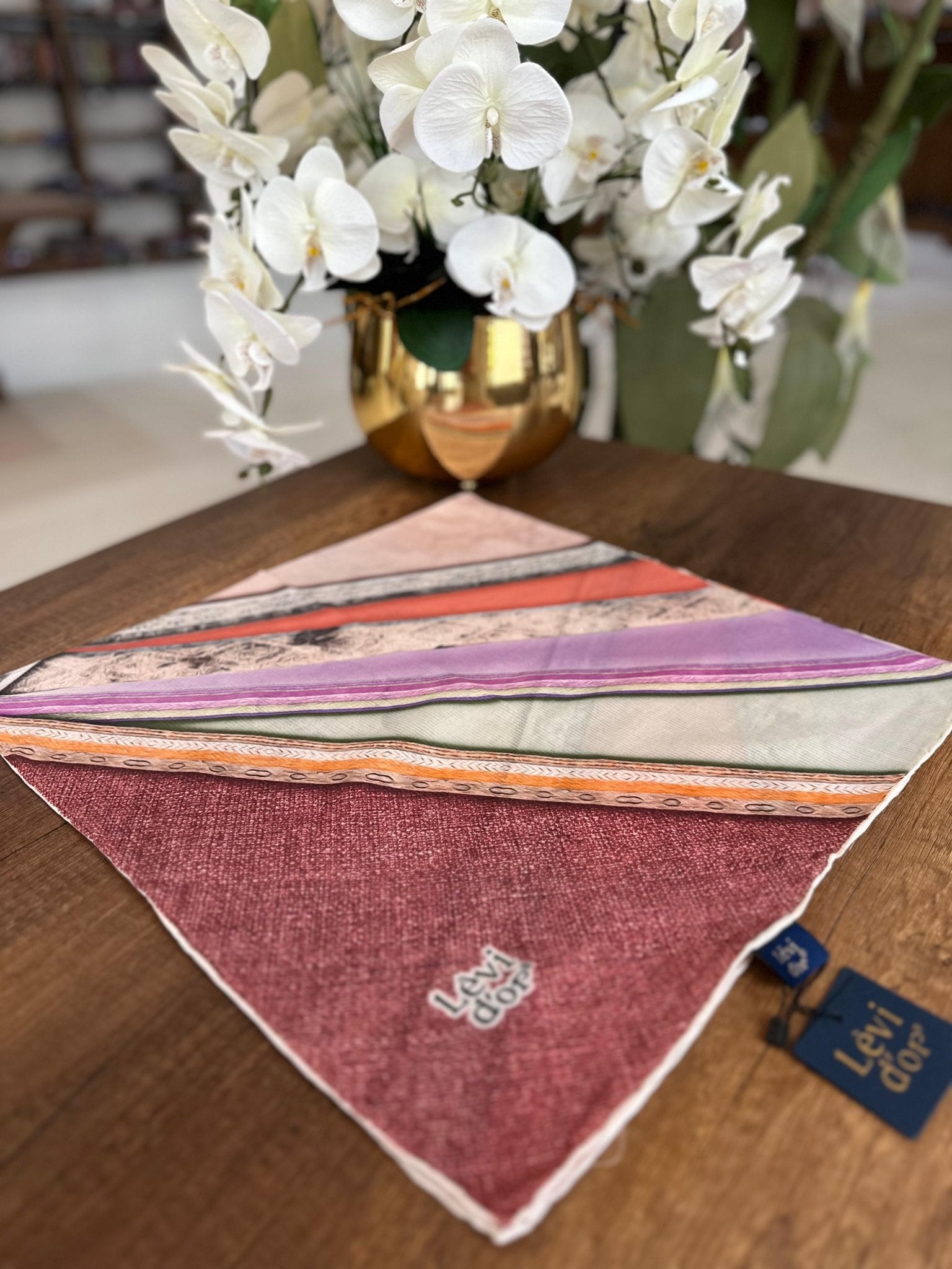 LEVİDOR Organic Kokulu Pamuk Eşarp PK-101 - Nude - Organic ScarfsOrganic Scarfs