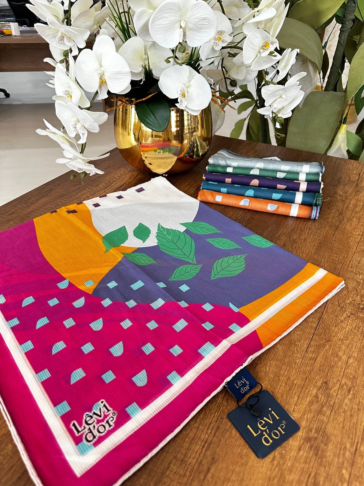 LEVİDOR Organic Kokulu Pamuk Eşarp PK-108 - Eflatun - Organic ScarfsOrganic Scarfs