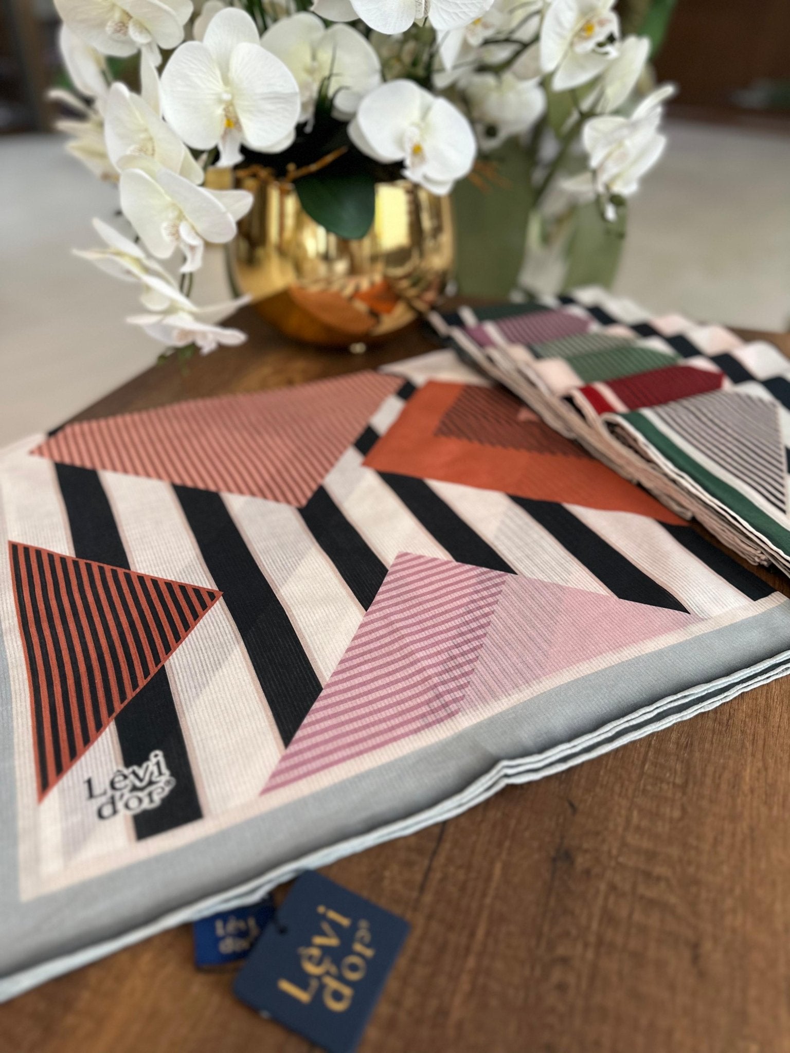 LEVİDOR Organic Kokulu Pamuk Eşarp PK-97 - Gümüş - Organic ScarfsOrganic Scarfs