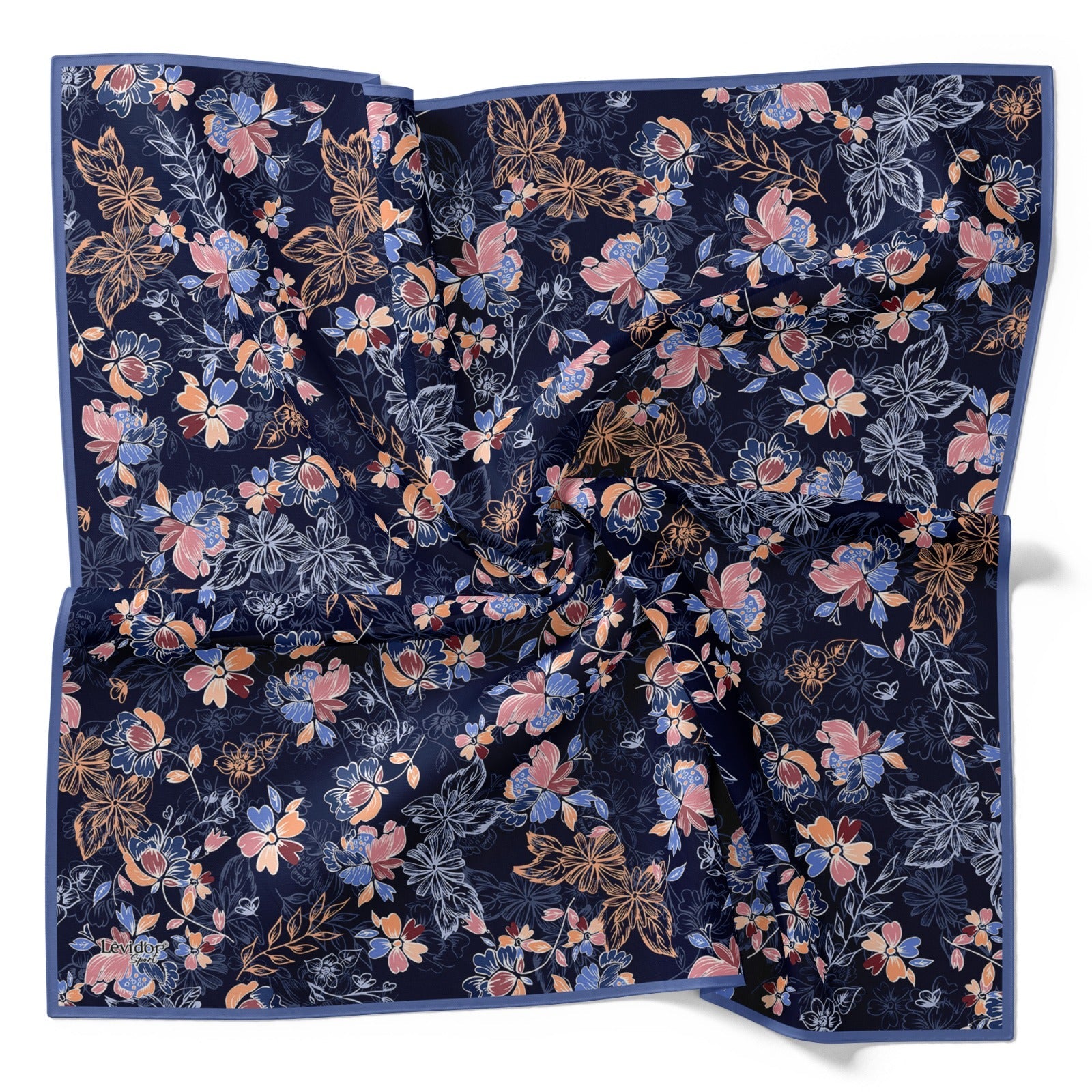 Levidor Pamuk Sport Eşarp 32291 - Lacivert - Organic ScarfsOrganic Scarfs
