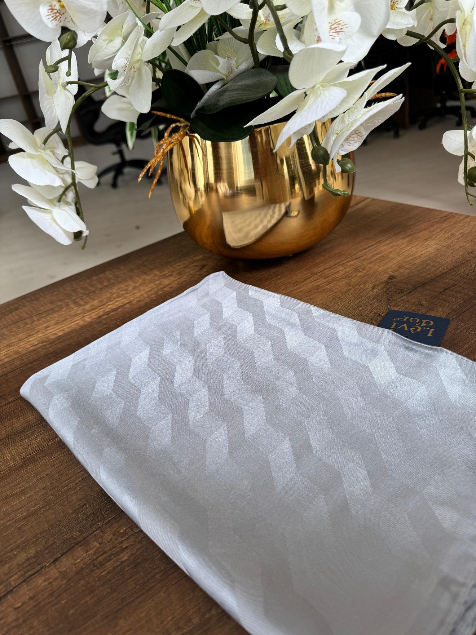 LEVİDOR Wave Jakarlı Şal 17175 - Gri - Organic ScarfsOrganic Scarfs