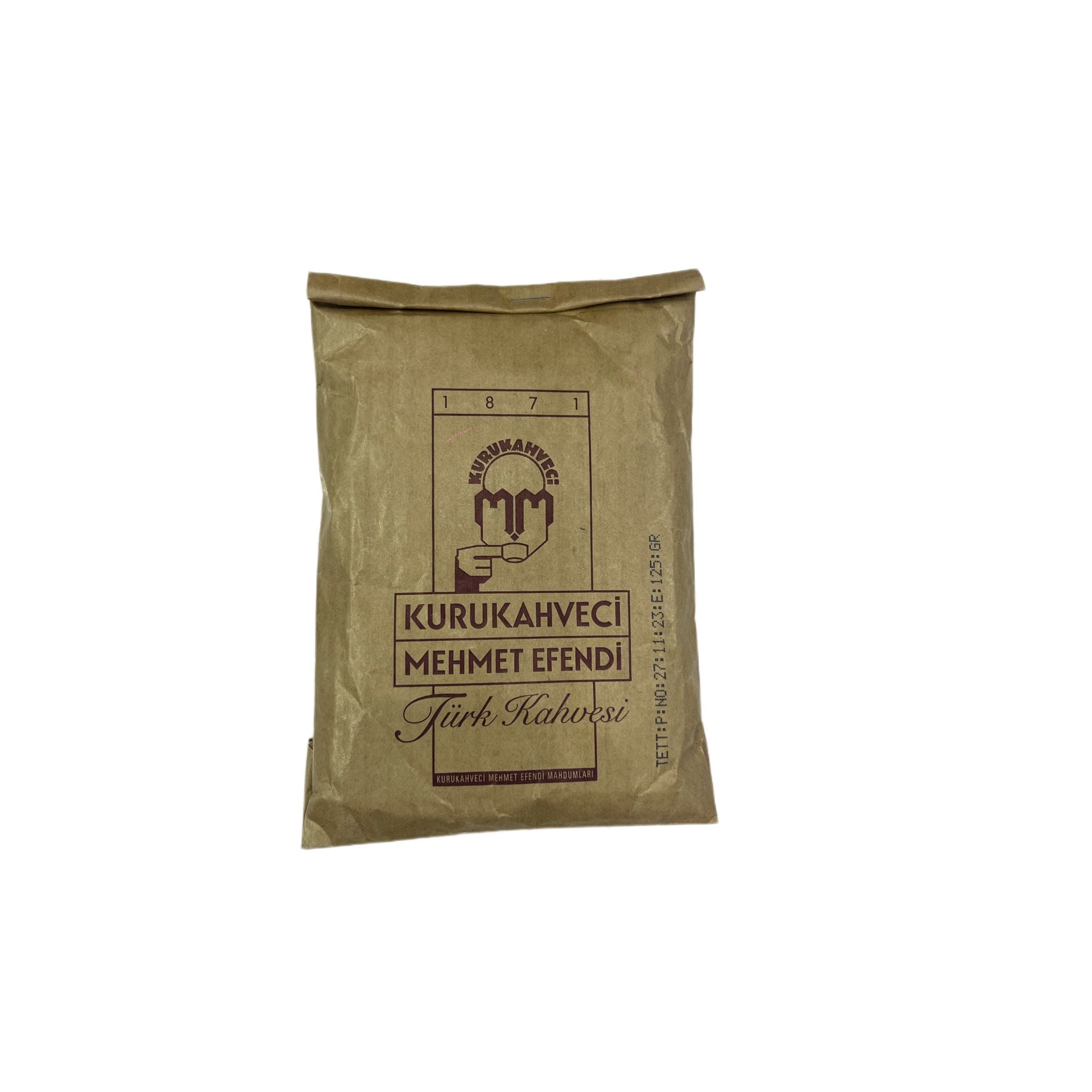 Mehmet Efendi Kurukahveci Türk Kahvesi 125 gr - Organic ScarfsOrganic Scarfs