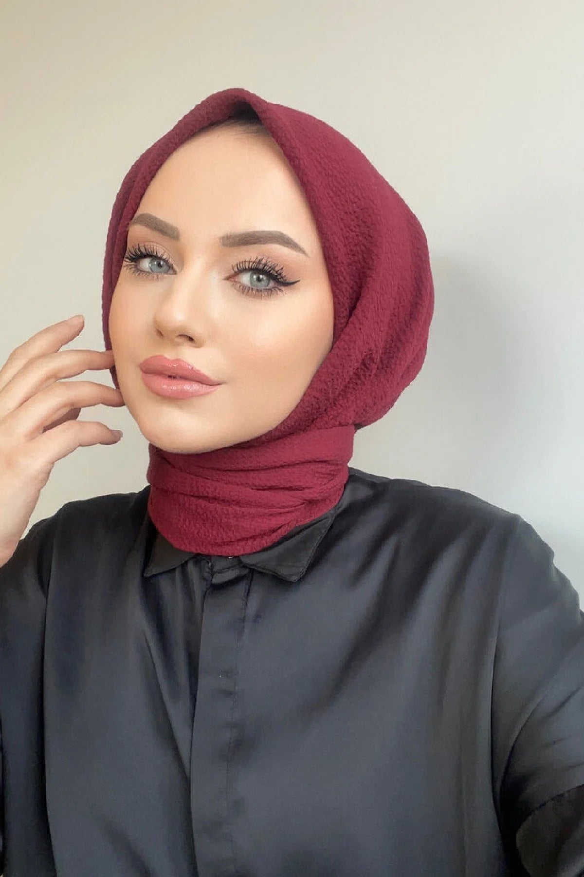 Mio Cazz Eşarp - Bordo - Organic ScarfsOrganic Scarfs