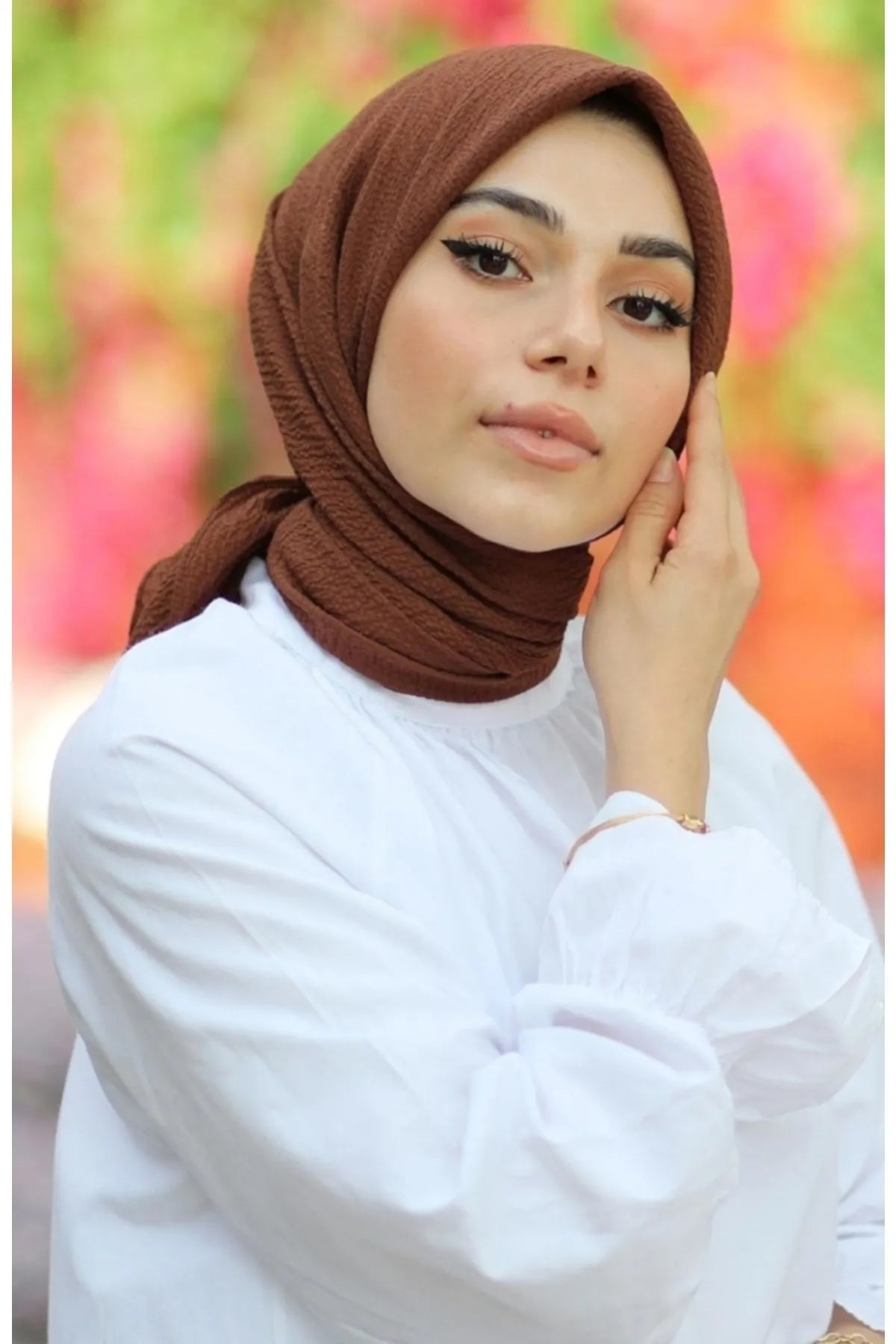 Mio Cazz Eşarp - Kahve - Organic ScarfsOrganic Scarfs
