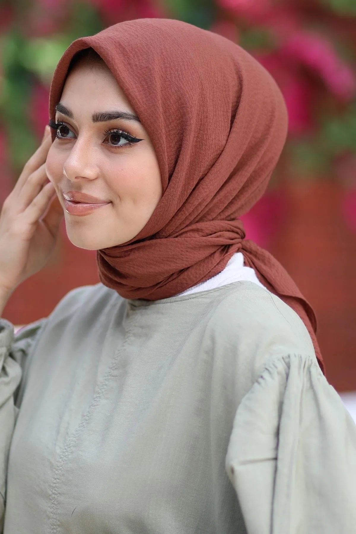 Mio Cazz Eşarp - Kiremit - Organic ScarfsOrganic Scarfs