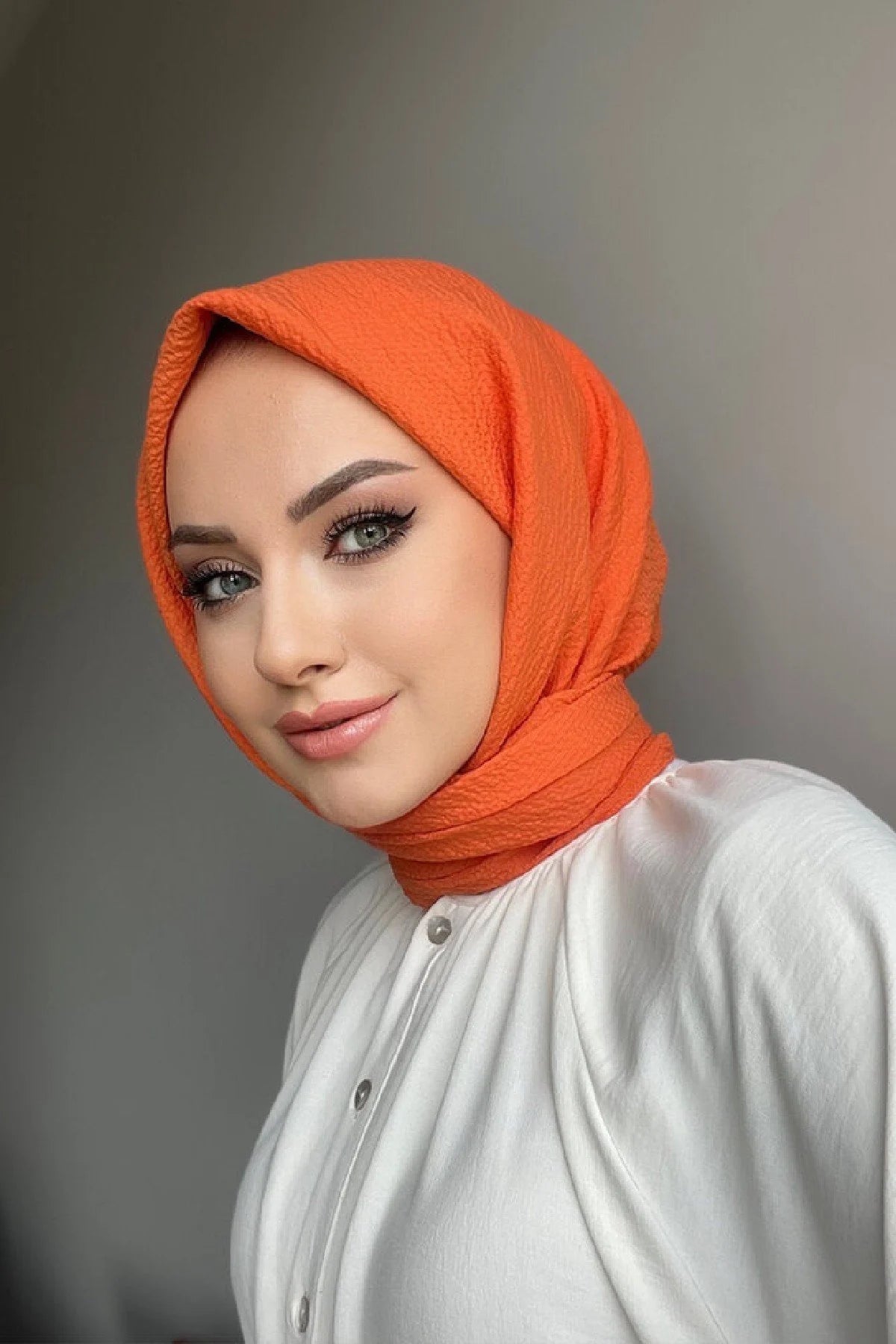 Mio Cazz Eşarp - Turuncu - Organic ScarfsOrganic Scarfs