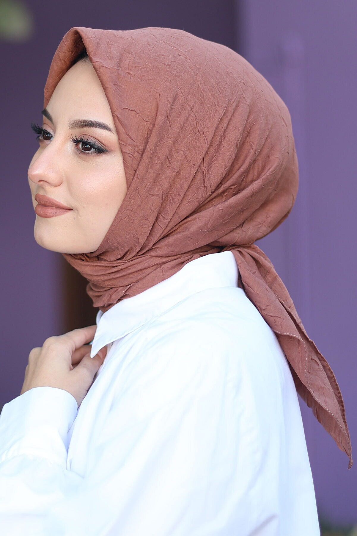 Organic Bambu Eşarp - Çikolata - Organic ScarfsOrganic Scarfs
