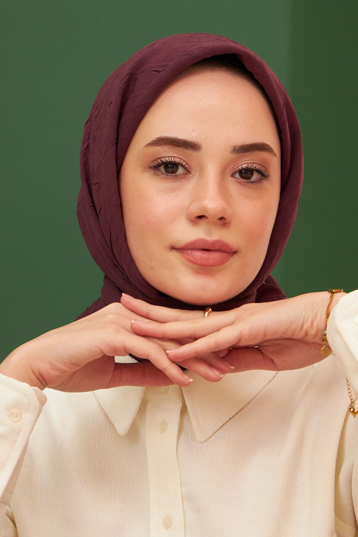Organic Bambu Eşarp - Mor - Organic ScarfsOrganic Scarfs